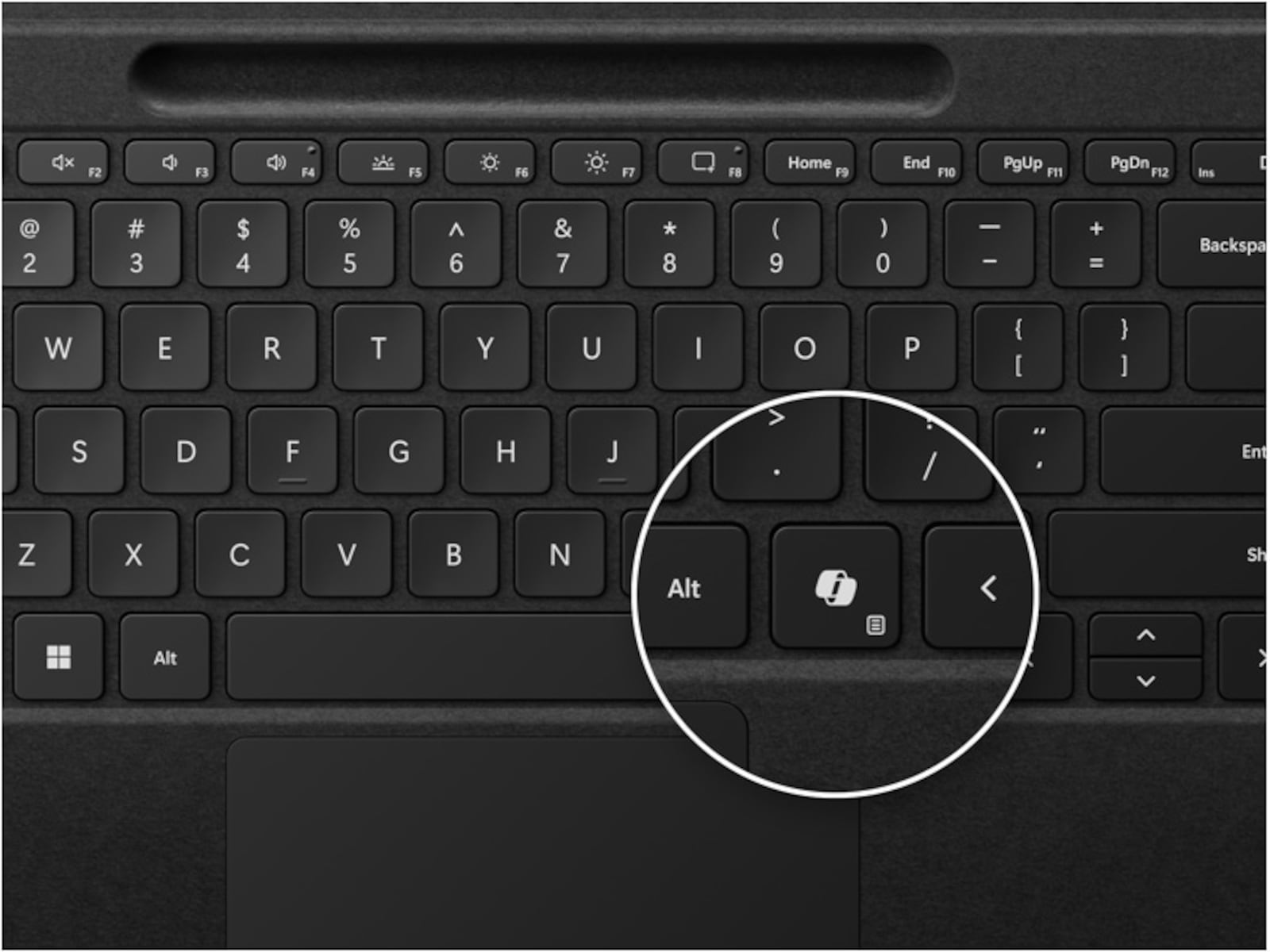 Microsoft Surface Pro Flex Keyboard (svart) Tangentbord och pennor