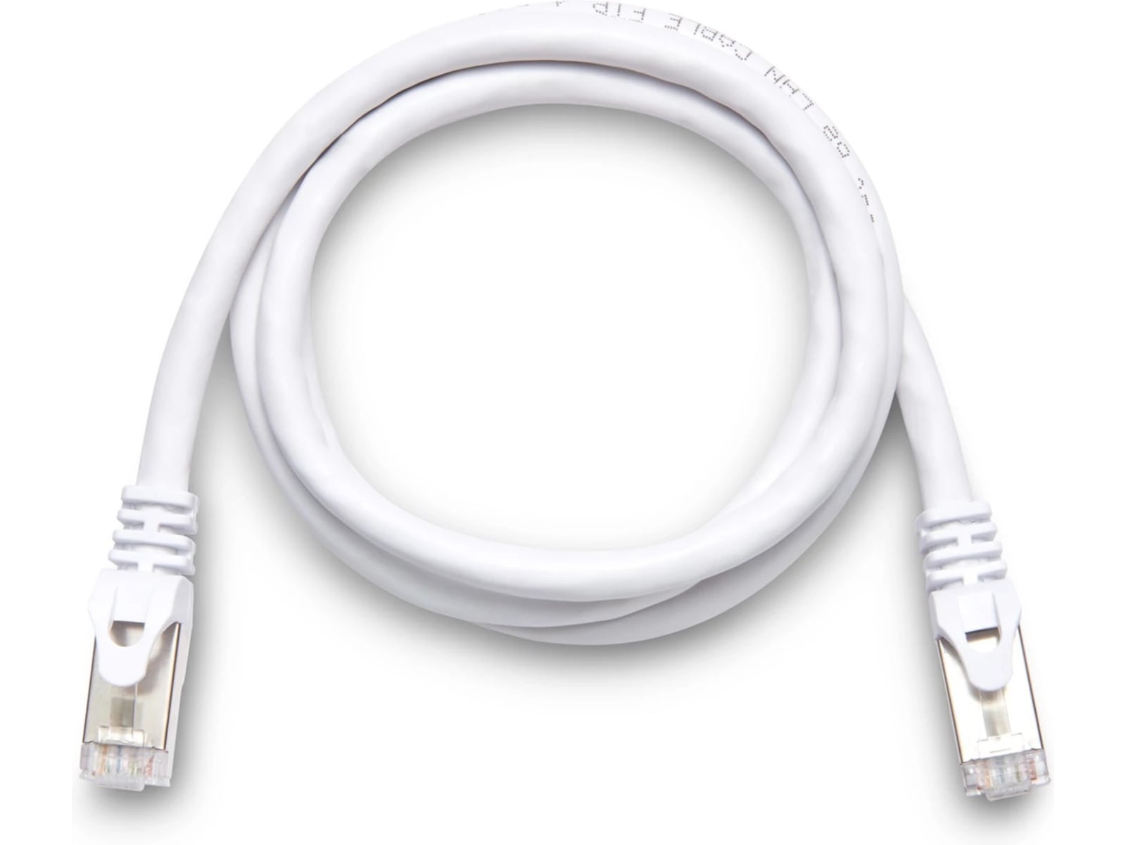 Nätverkskabel CAT6e 2m (vit) Nätverkskablar