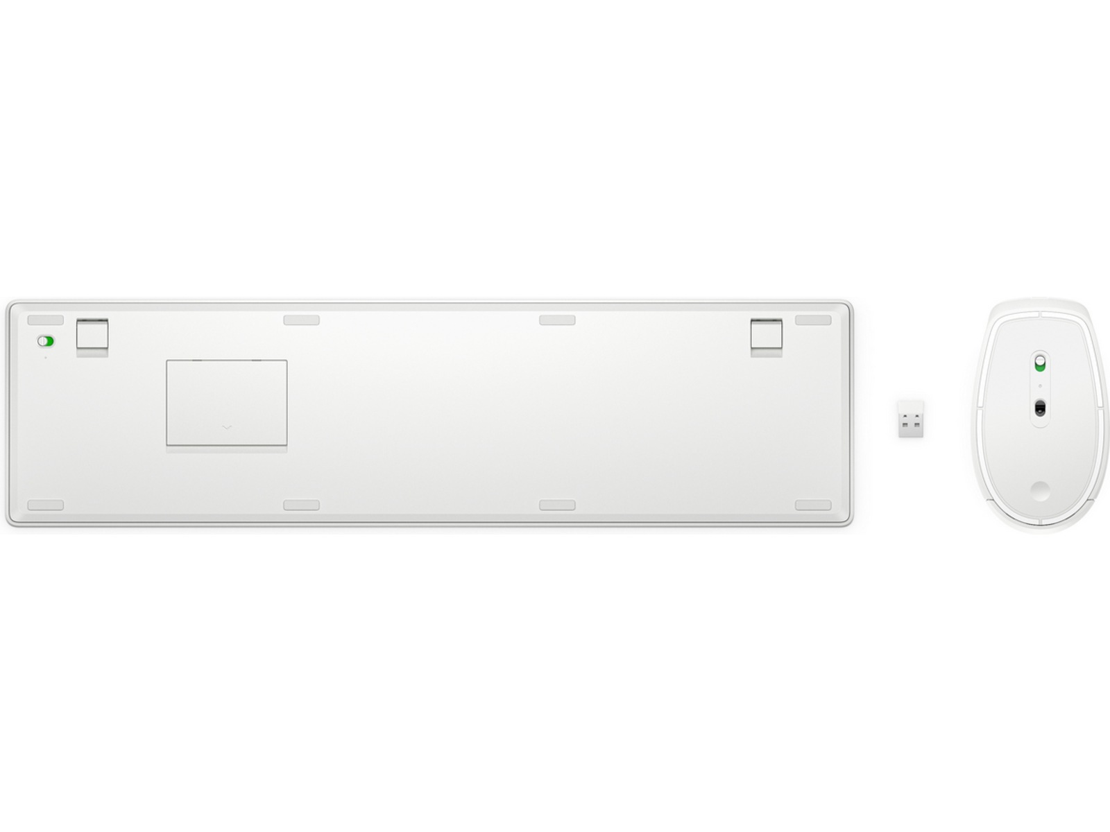 HP 650 kombinerat trådlöst tangentbord och mus (vit) Tangentbord