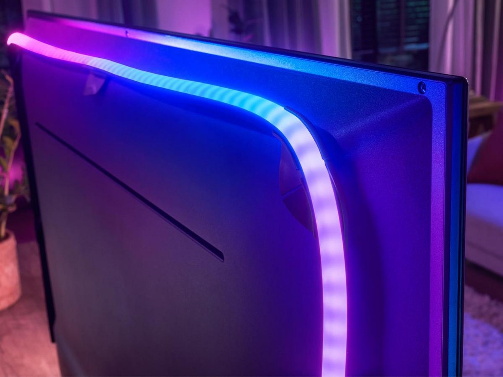 Philips Hue Play Gradient Lightstrip 65 Zoll Philips Hue Play Gradient lightstrip 65" TV - Lightstrips - Komplett.se