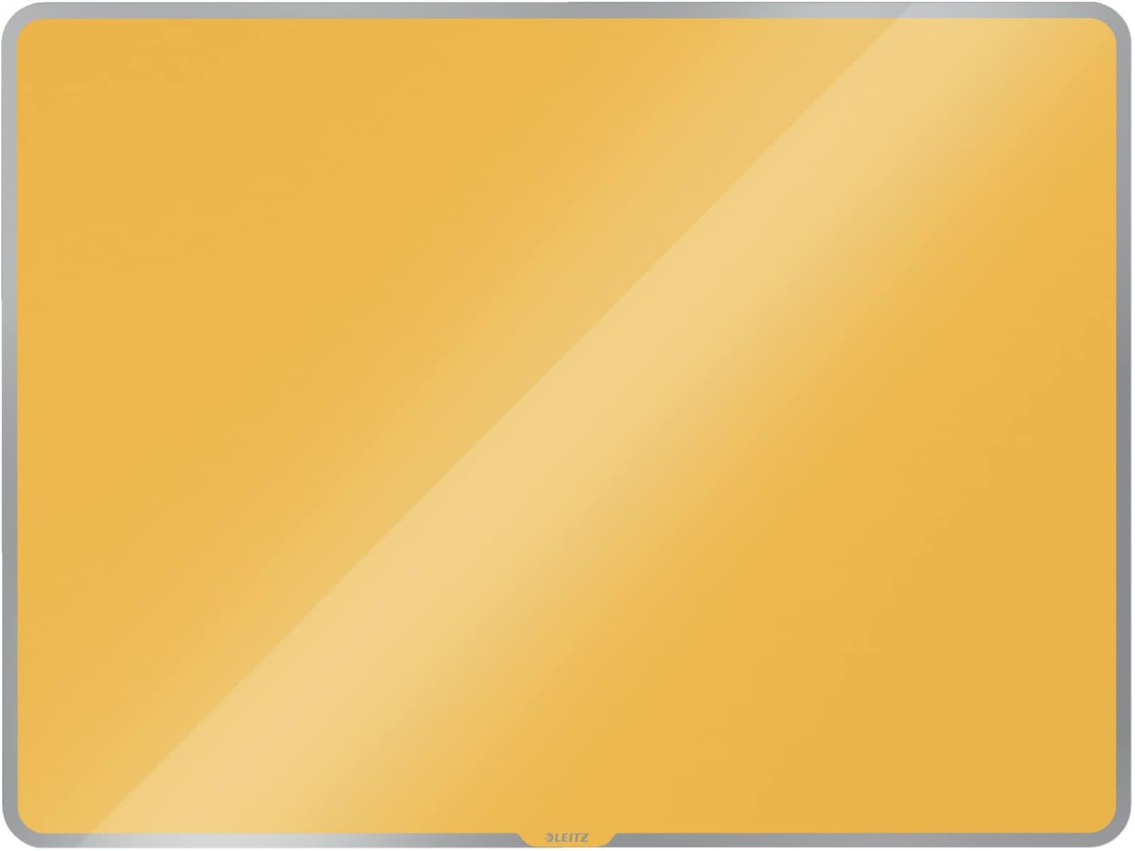 Leitz Cosy Glastavla - magnetisk whiteboard 80x60 cm - varm gul Whiteboards