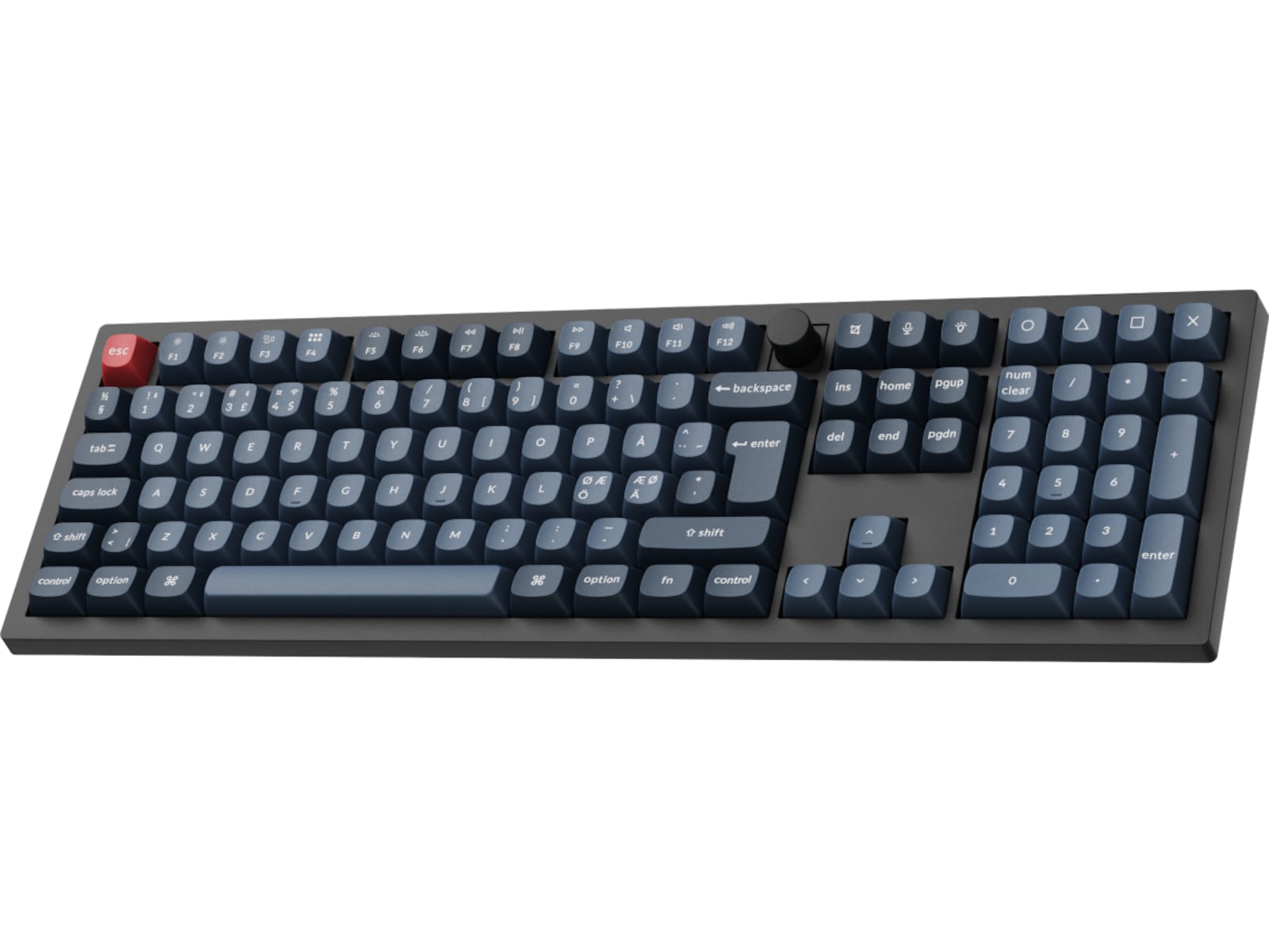 Keychron V6 MAX Gateron Jupiter Brown trådlöst gamingtangentbord Gamingtangentbord
