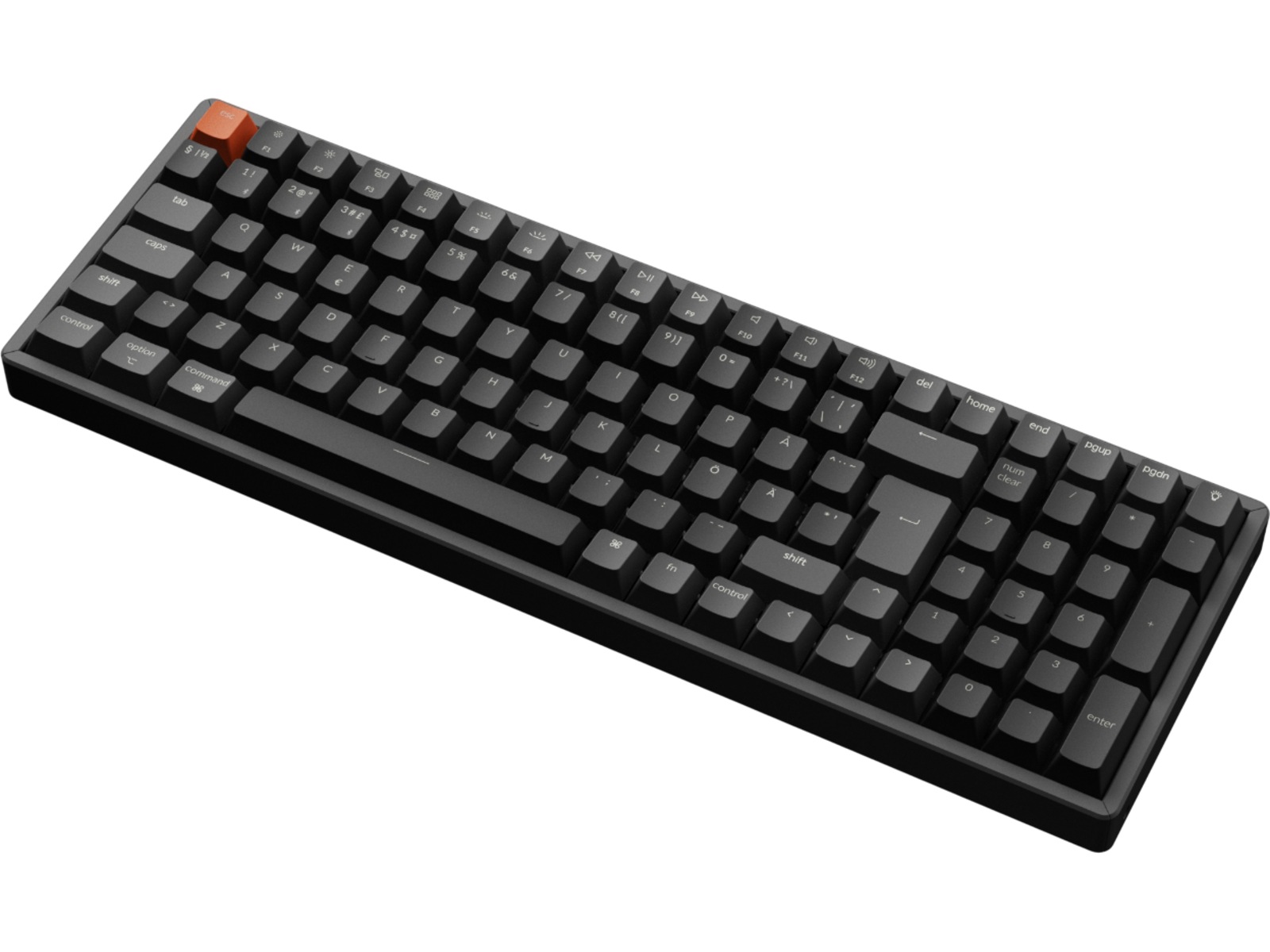 Keychron K4 V3 RGB Aluminium QMK Keychron Super Brown trådlös tangentbord Gamingtangentbord