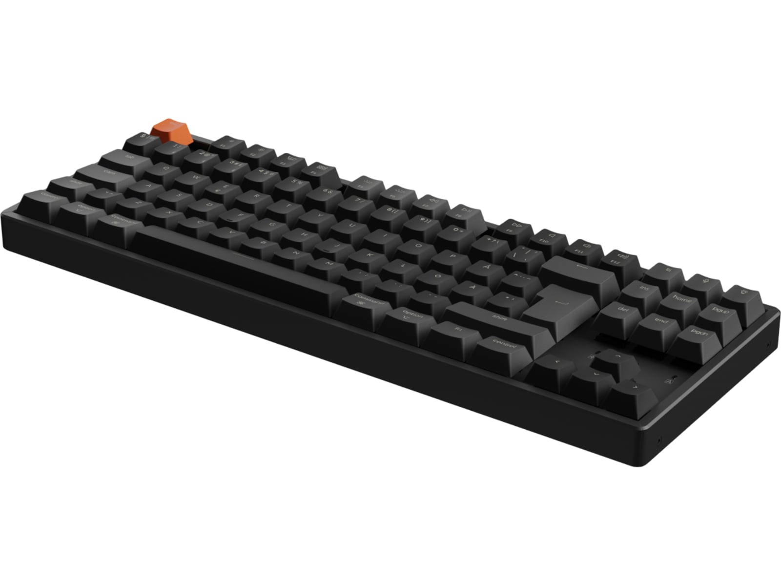 Keychron K8 V2 RGB Aluminium Hot Swap QMK Super Red trådlös tangentbord Gamingtangentbord