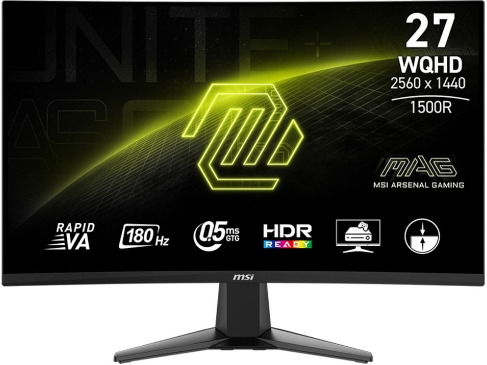 MSI 27" gamingskärm MAG 27CQ6F Gamingskärmar