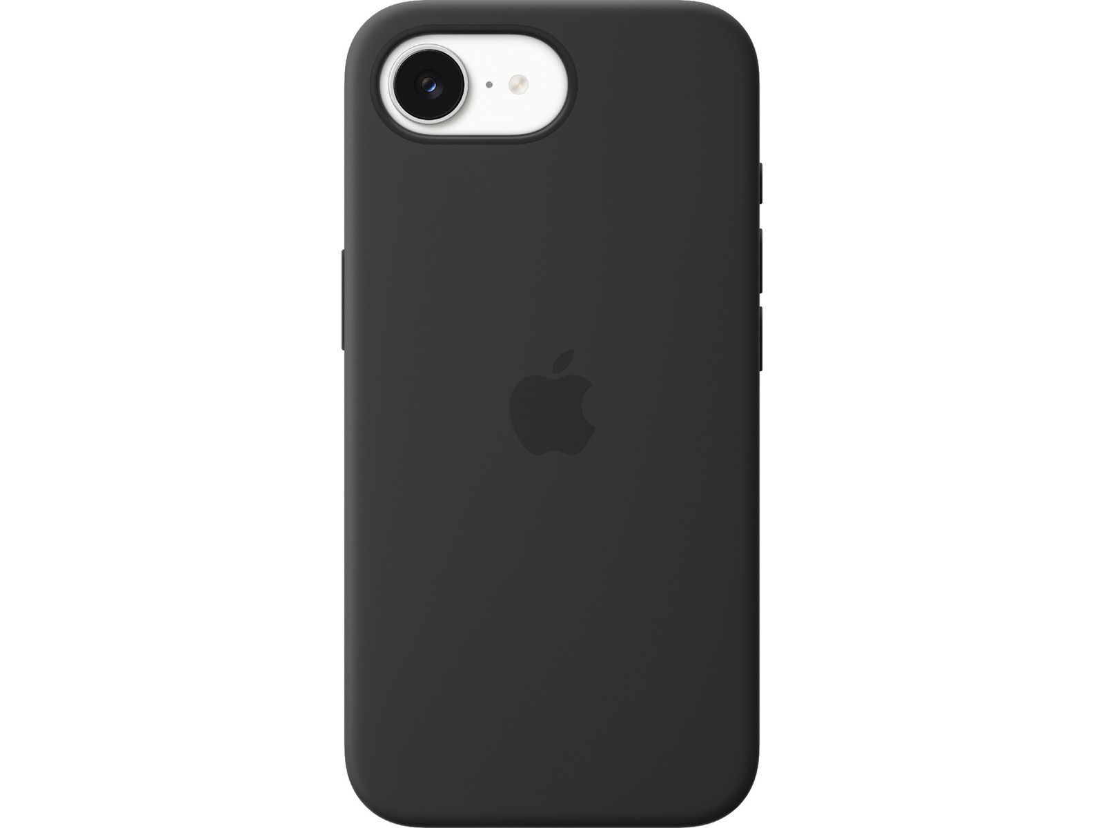 Apple iPhone 17e silikonfodral (svart) Mobilskal