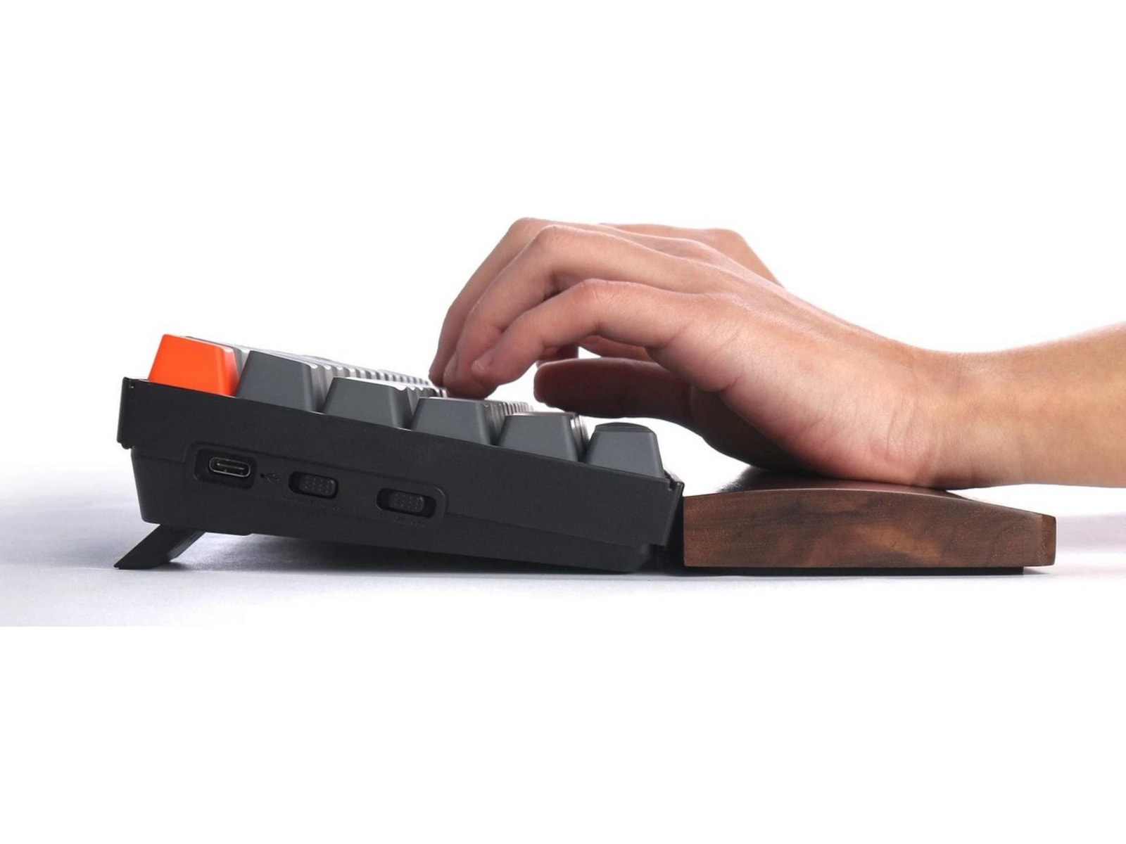 Keychron K2 handledsstöd i trä Tillbehör till gaming tangentbord och mus