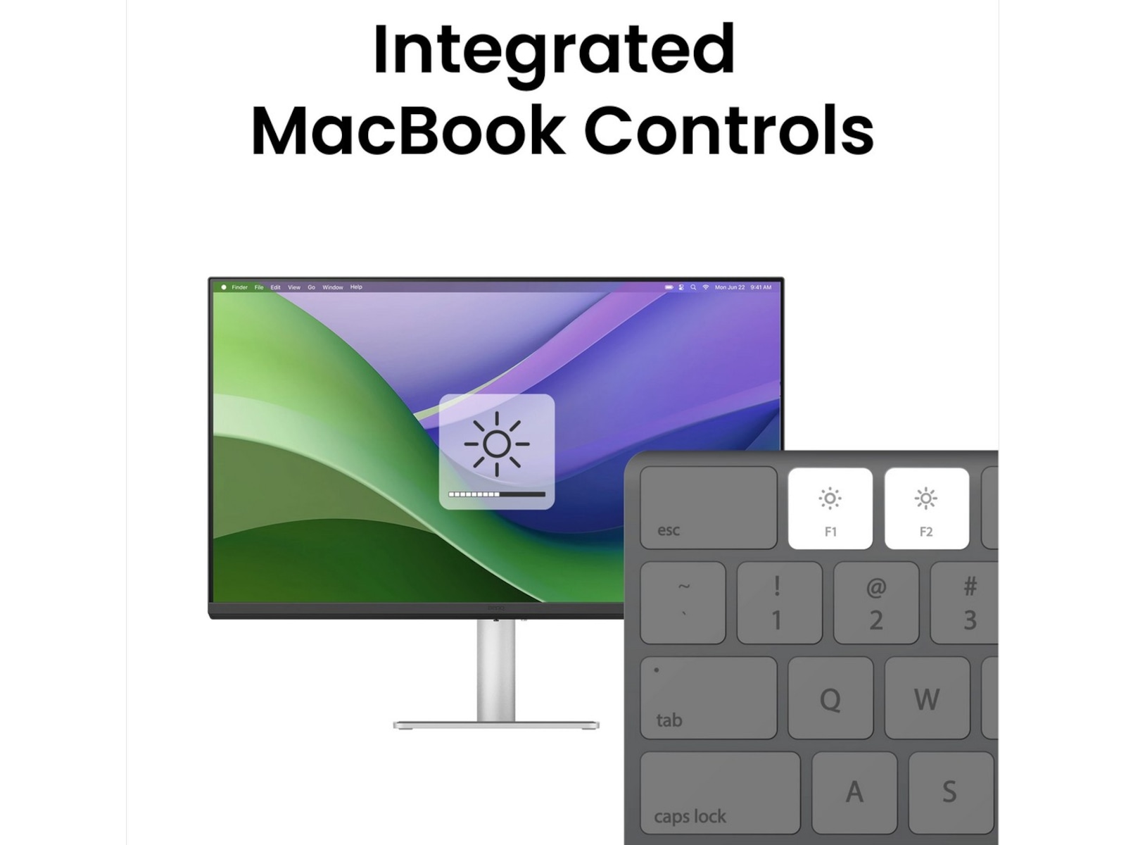 BenQ 27" 4K skärm MA270U Bildskärmar