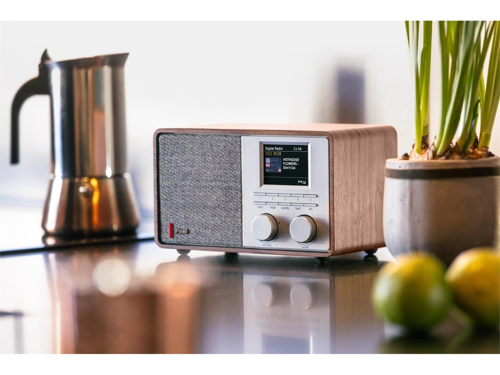 Pinell Supersound 201 (valnöt) Radio & musikspelare