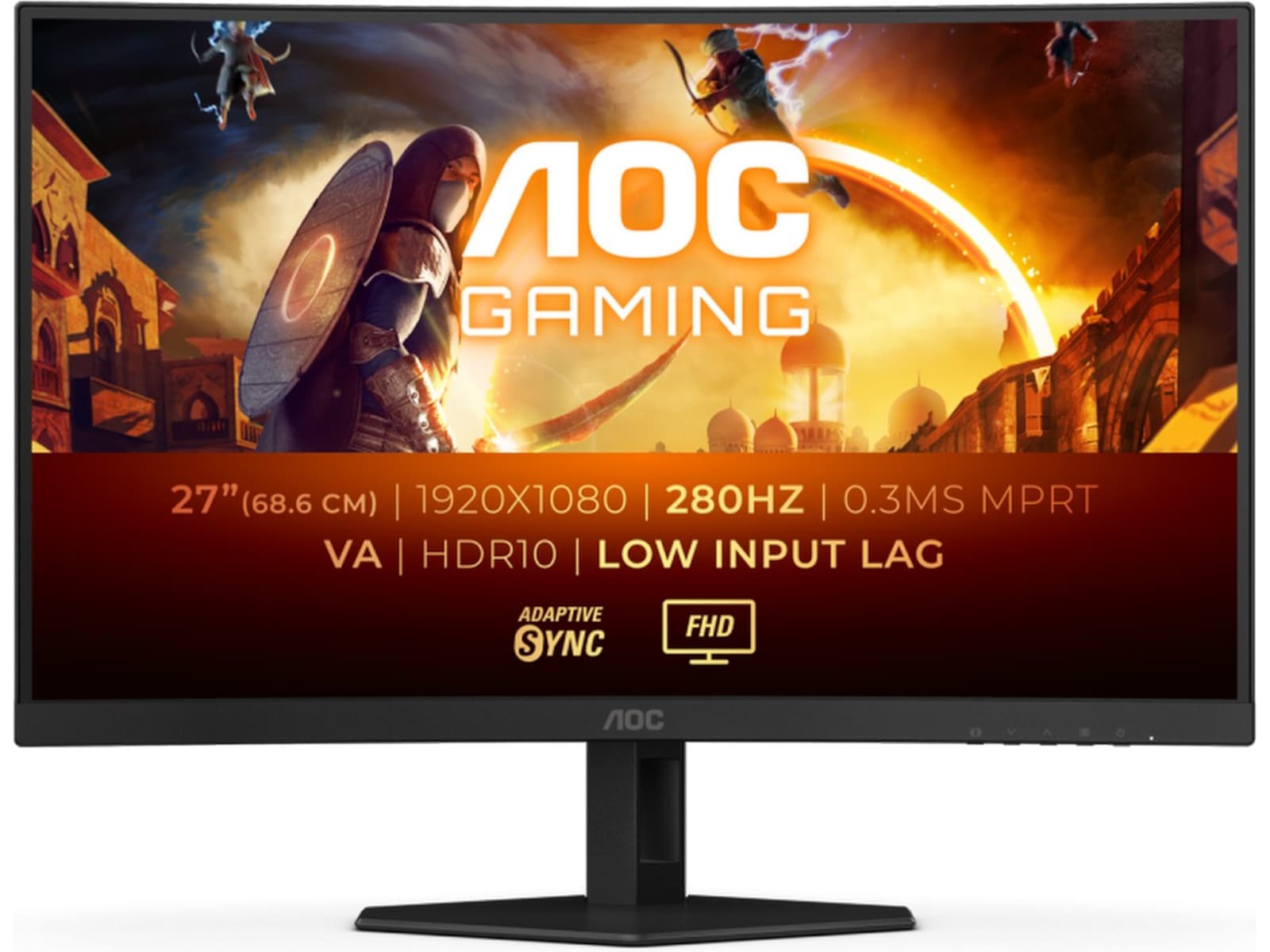 AOC 27" Curved gamingskärm C27G4ZXE Gamingskärmar