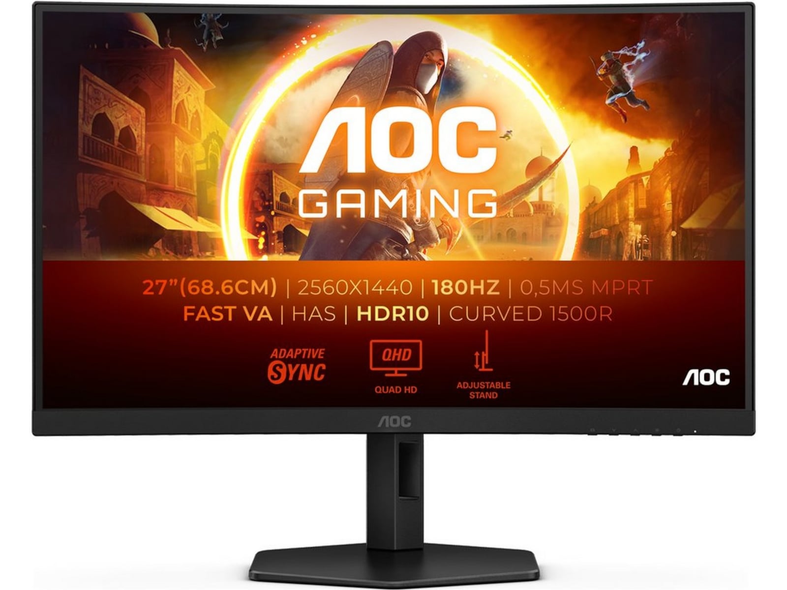 AOC 27" curved gamingskärm CQ27G4X Gamingskärmar
