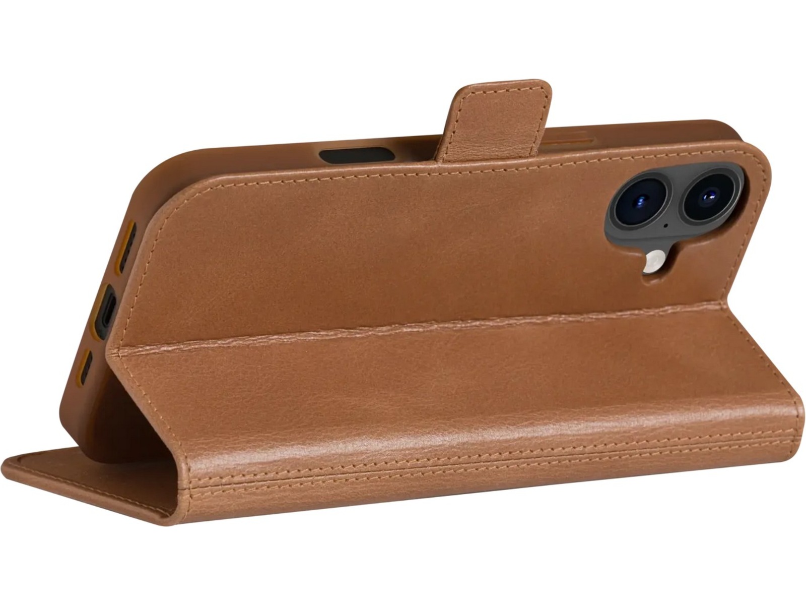 dbramante1928 iPhone 16 Plus Copenhagen plånboksfodral (tan) Mobilskal