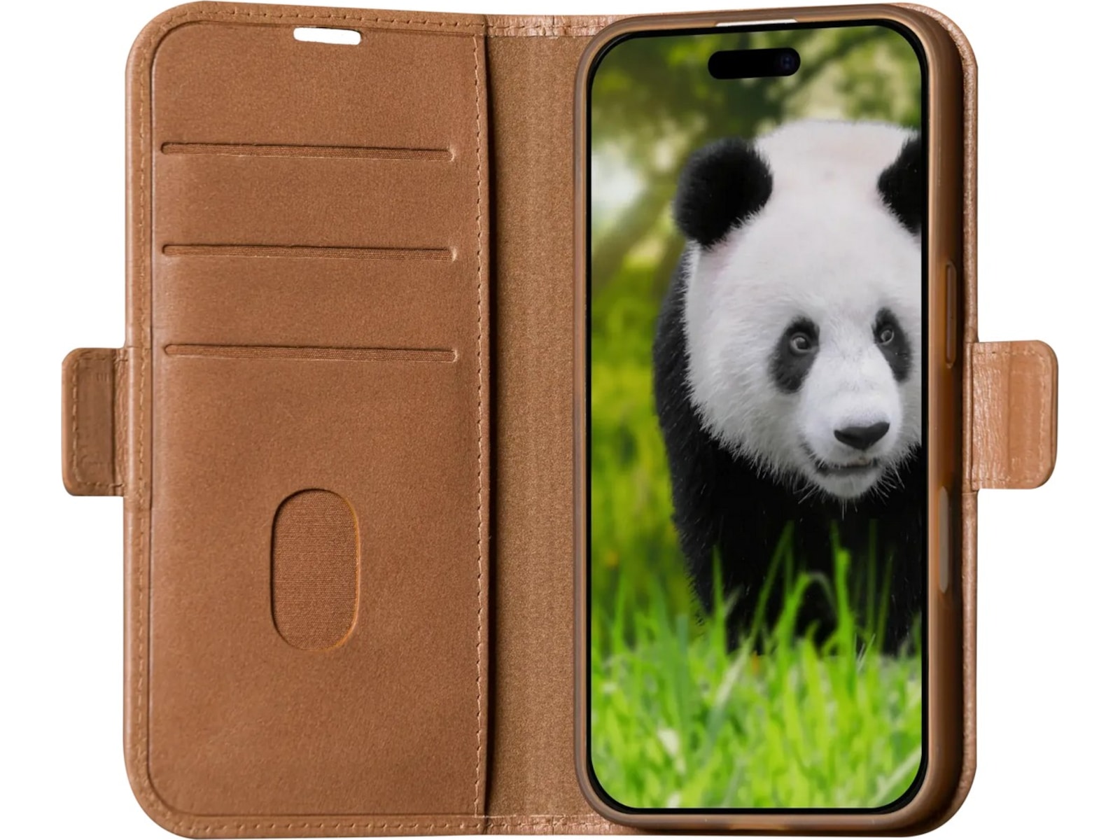 dbramante1928 iPhone 16 Plus Copenhagen plånboksfodral (tan) Mobilskal