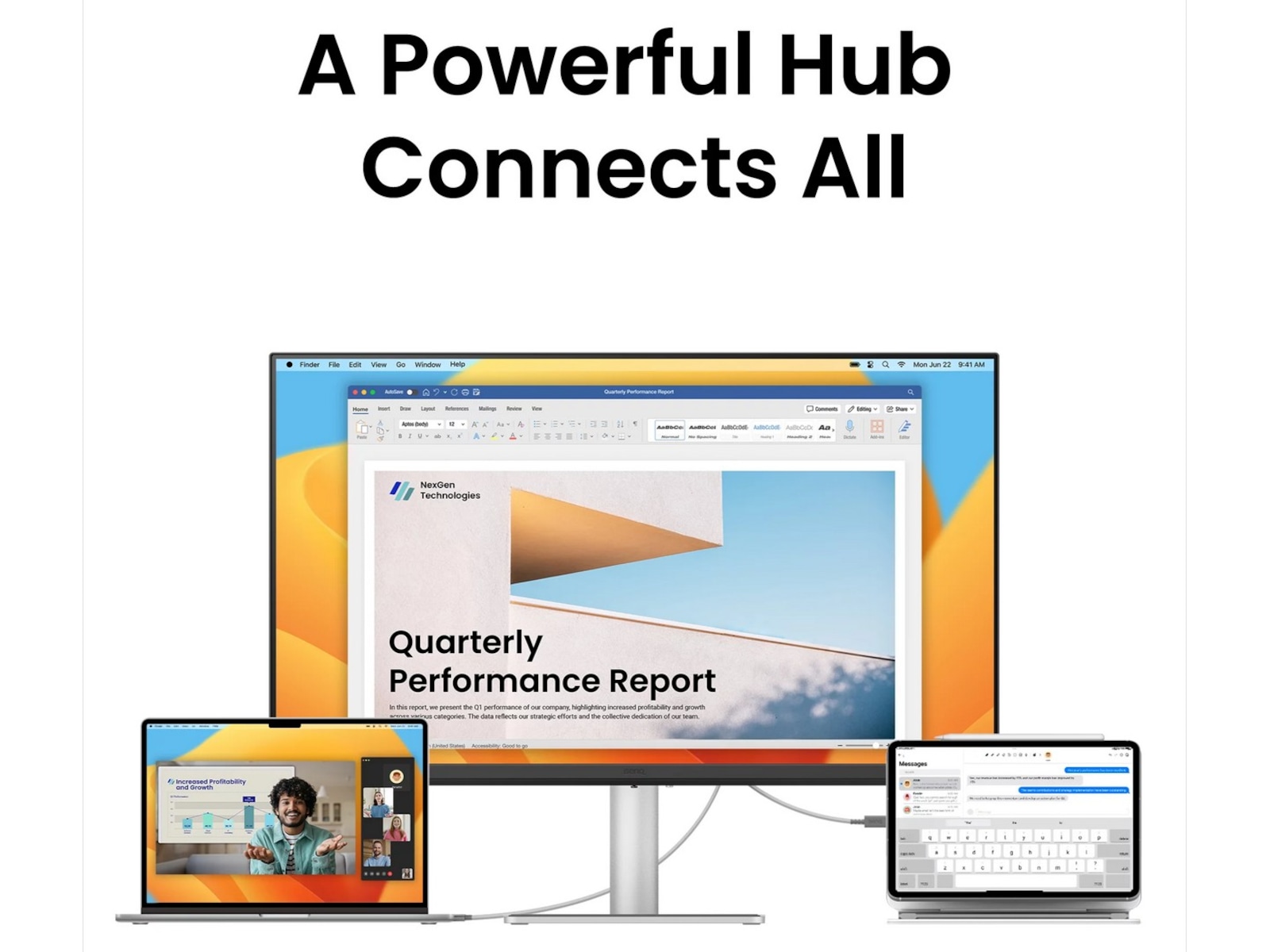 BenQ 32" 4K skärm MA320U Bildskärmar