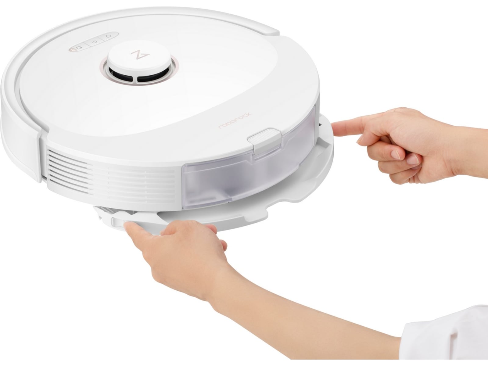 Roborock Q8 Max robotdammsugare (vit) Robotdammsugare