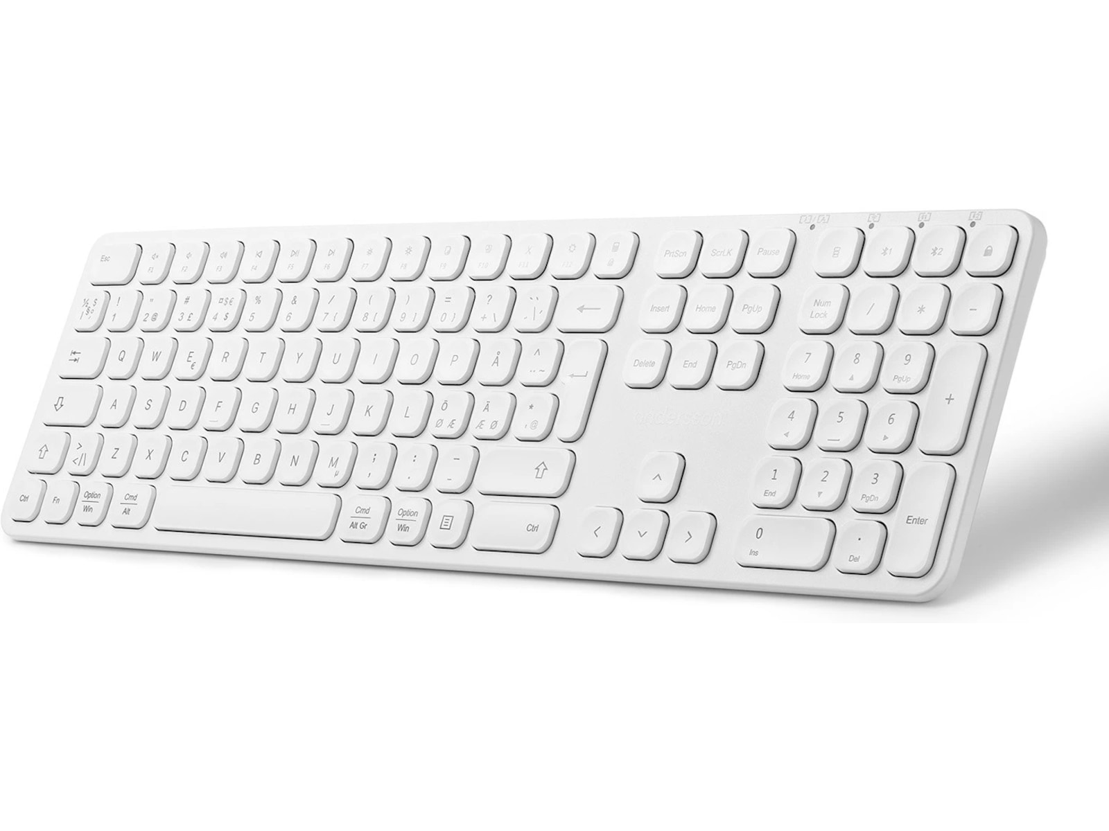 Andersson WSK-M3000 Tangentbord och mus (vit) Mus & tangentbord -combo-paket