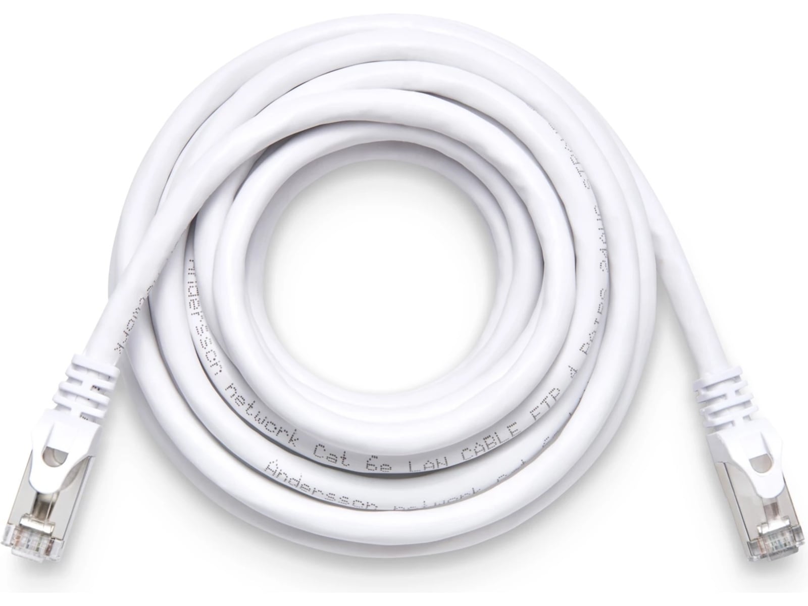 Nätverkskabel CAT6e 3m (vit) Nätverkskablar