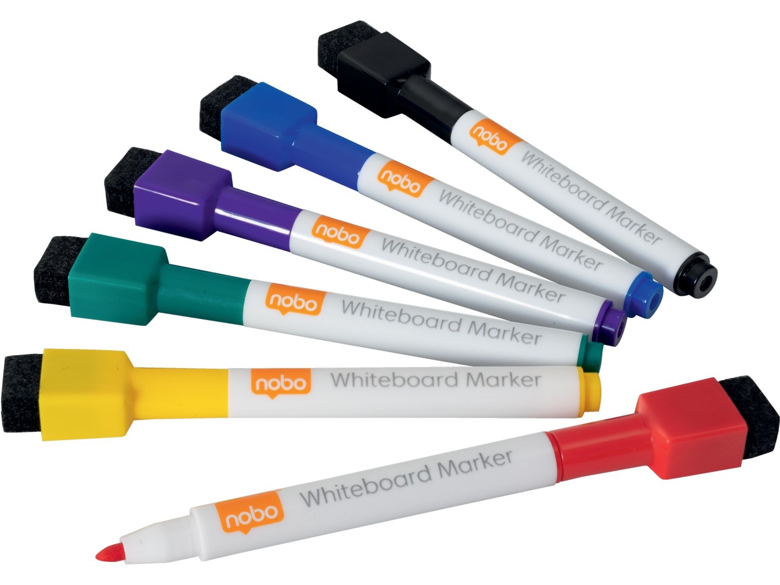Nobo Whiteboard Marker Rexel Mini sorterad 6 färger Whiteboards Komplett.se