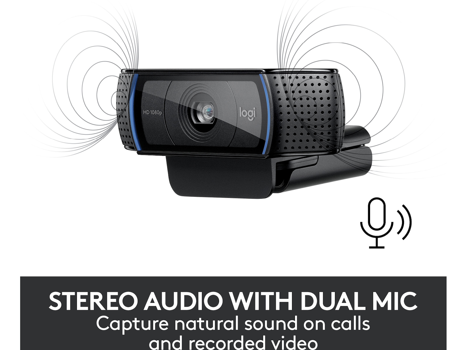 Logitech C920e HD 1080p webbkamera - BLK - WW Webbkamera