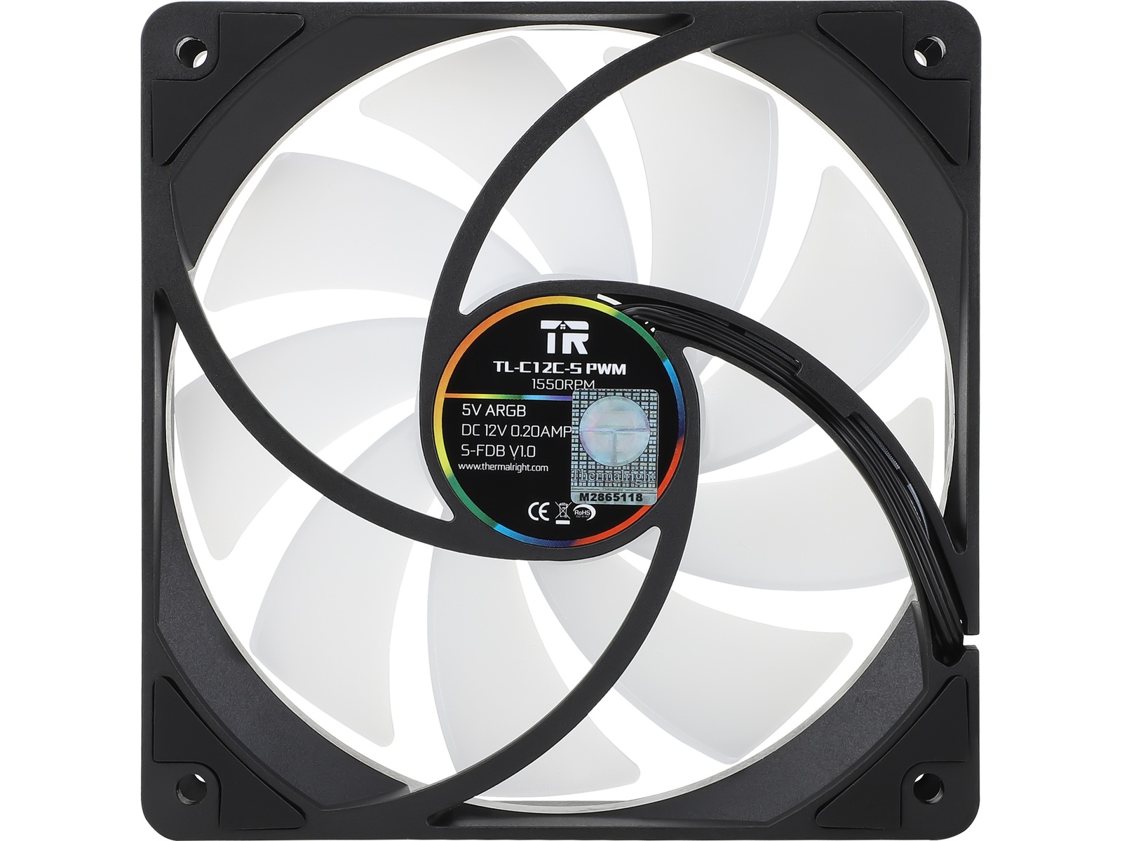 Thermalright TL-C12C-S ARGB 120mm Fläkt (svart) Fläkt