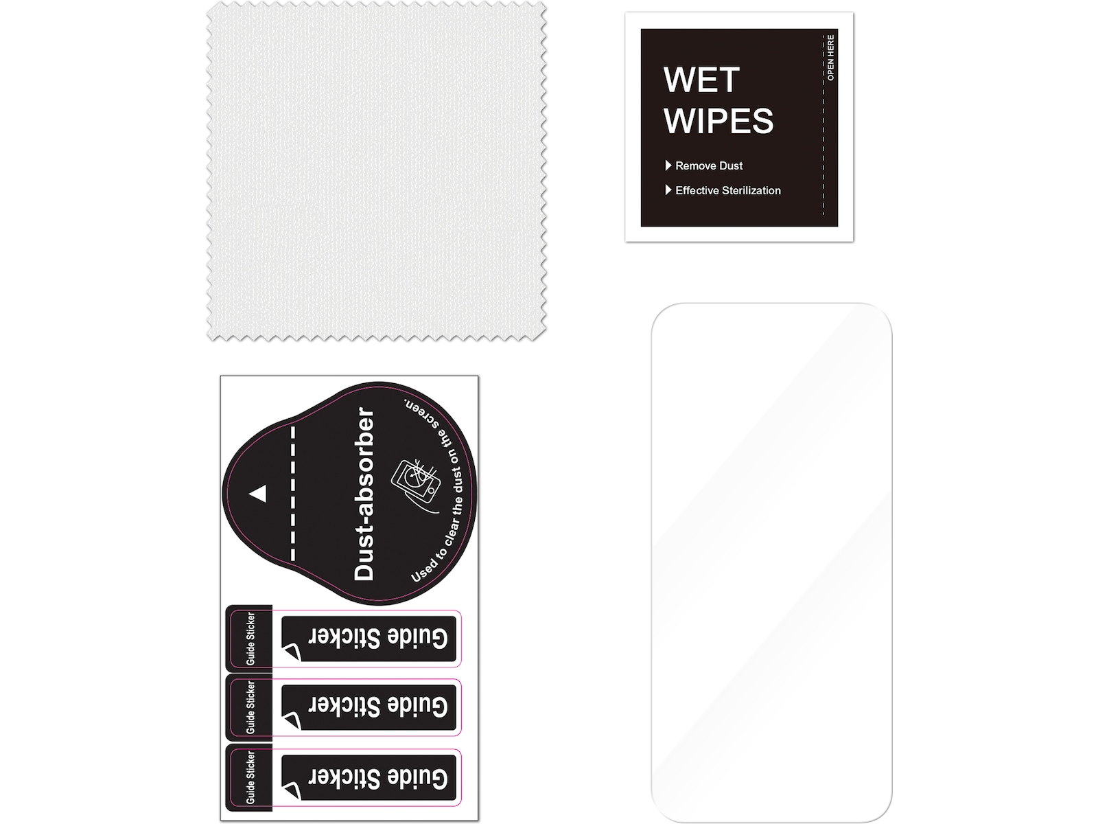 iiglo iPhone 16 Plus / 15 Plus Skärmskydd Skärmskydd mobiltelefon