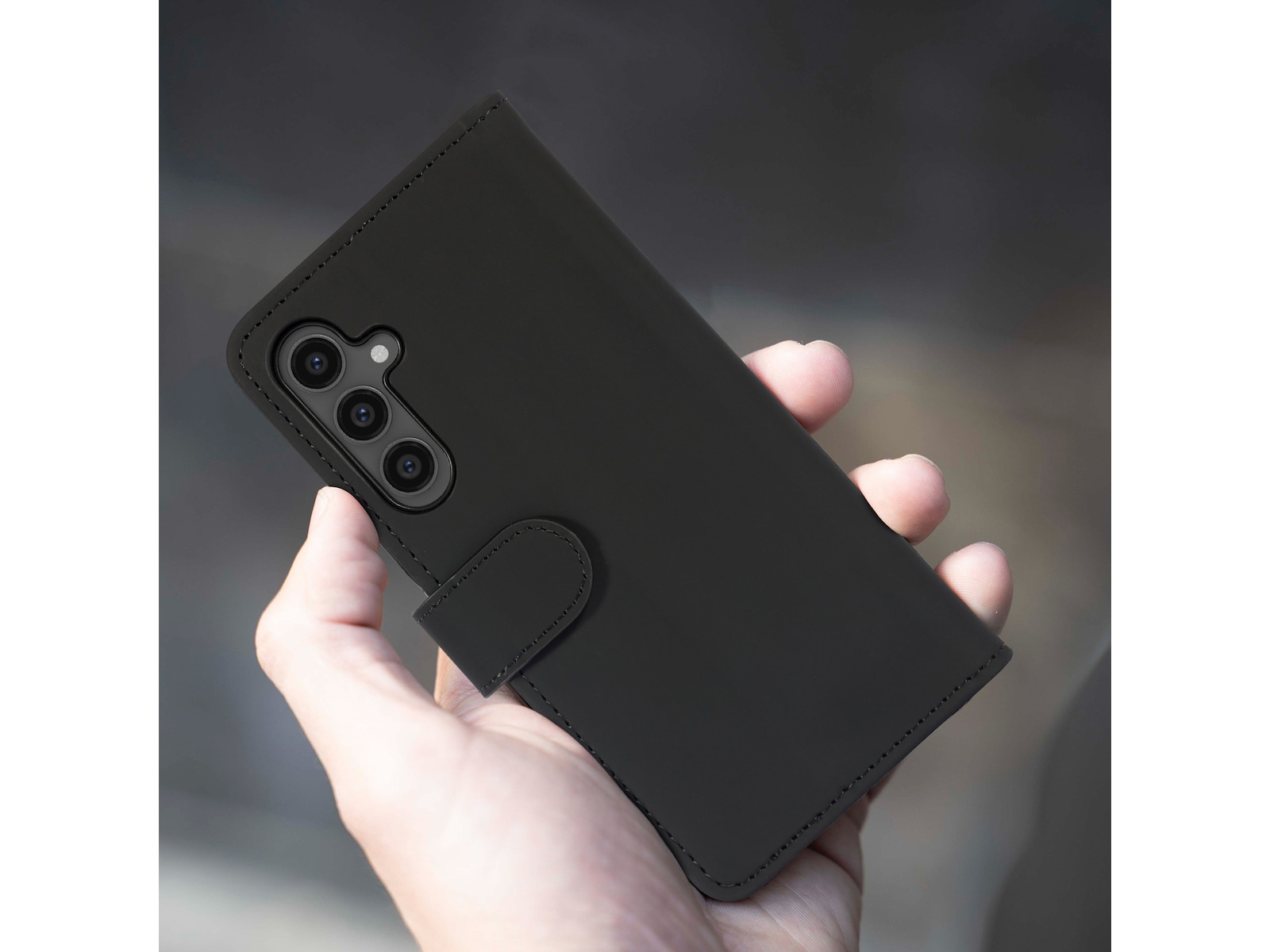 iiglo Galaxy S23 FE Plånboksfodral (svart) Mobilskal