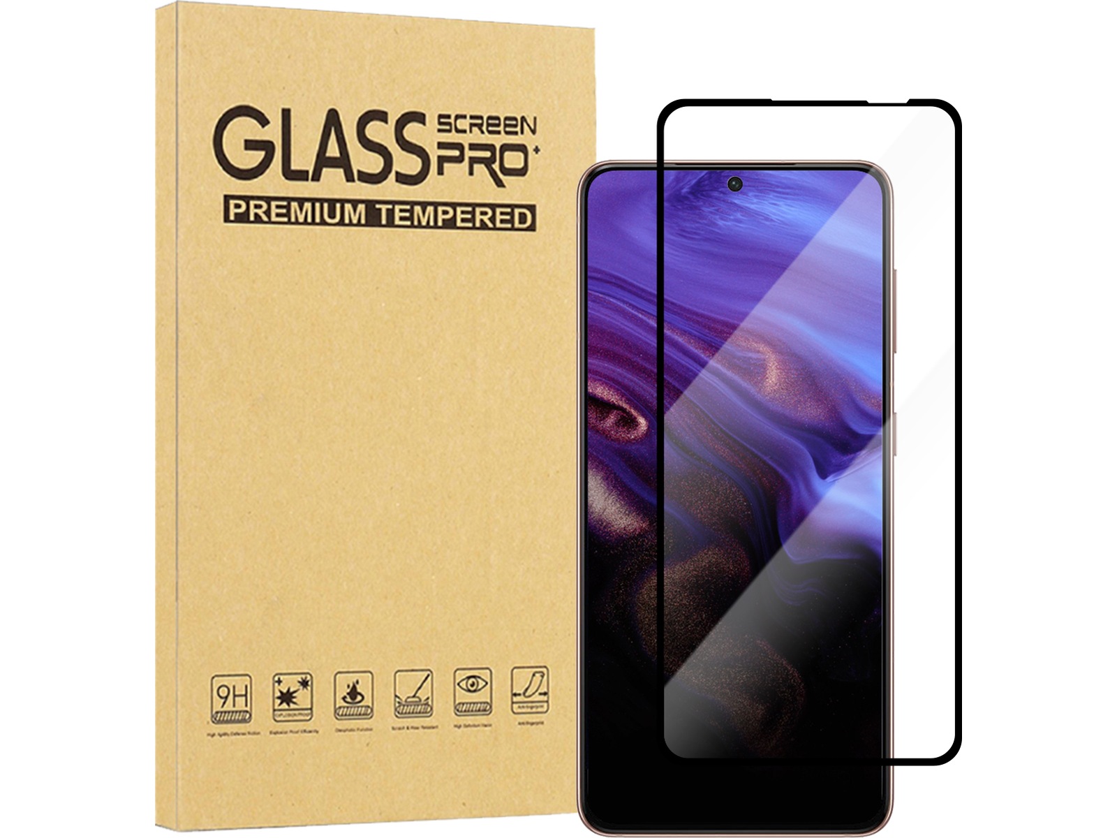 iiglo Galaxy S23 FE Skärmskydd Skärmskydd mobiltelefon