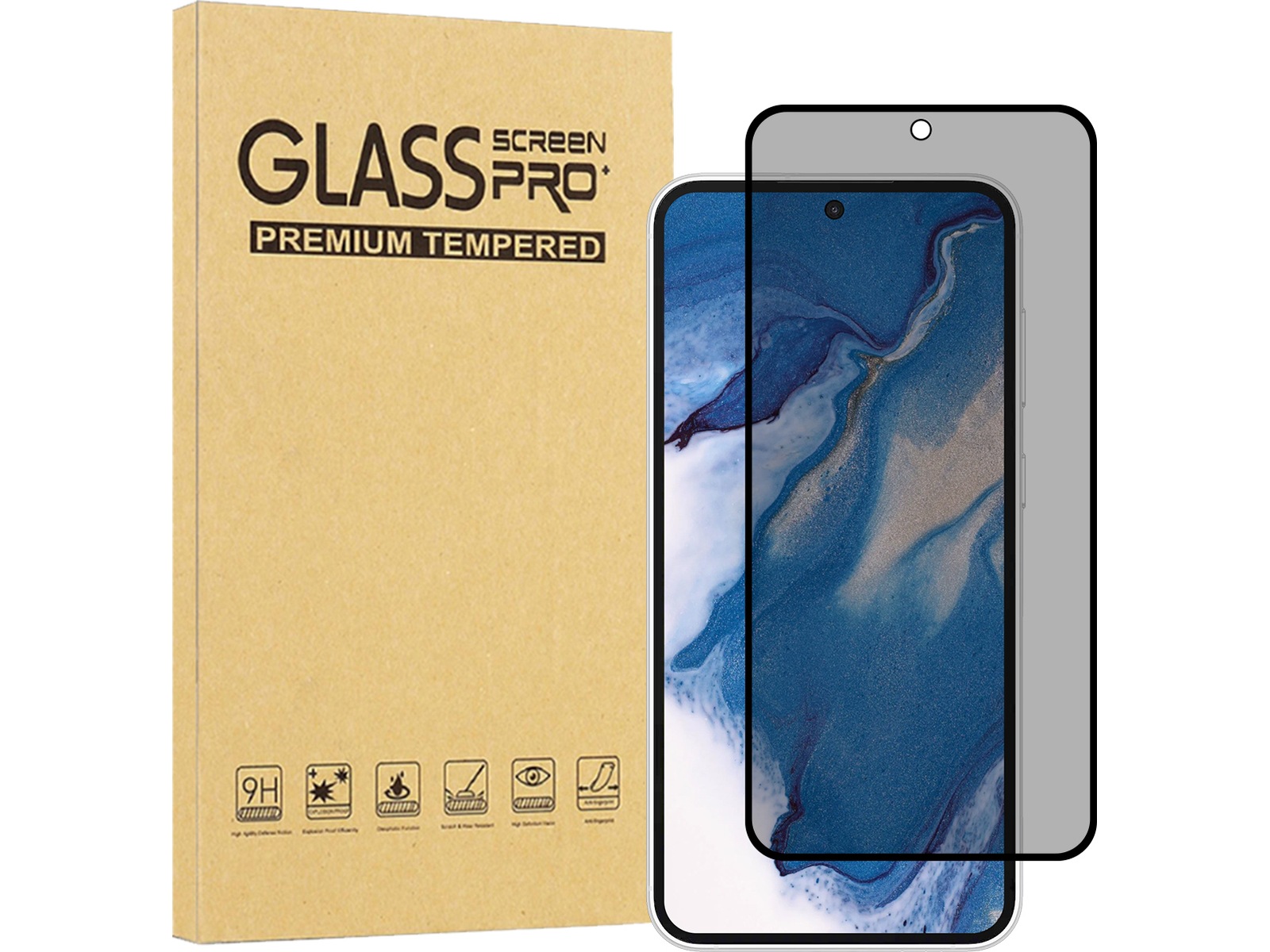 iiglo Galaxy S24 FE Privacy skärmskydd Skärmskydd mobiltelefon