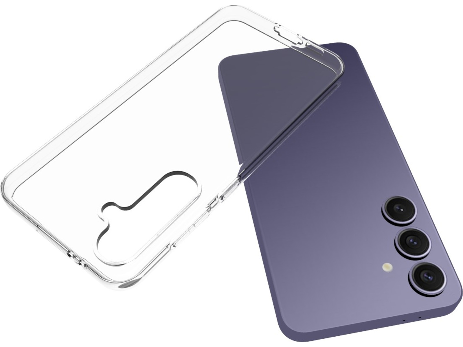 iiglo Galaxy S24 FE Silikonskal (transparent) Mobilskal