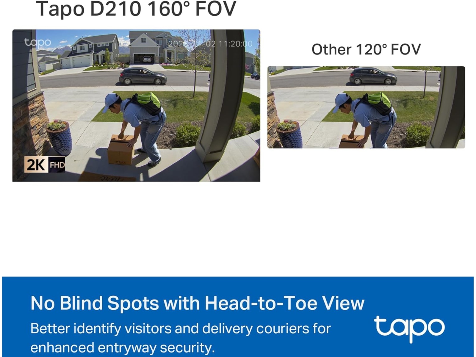 TP-Link Tapo D210 dörrklockakamera Ringklockor