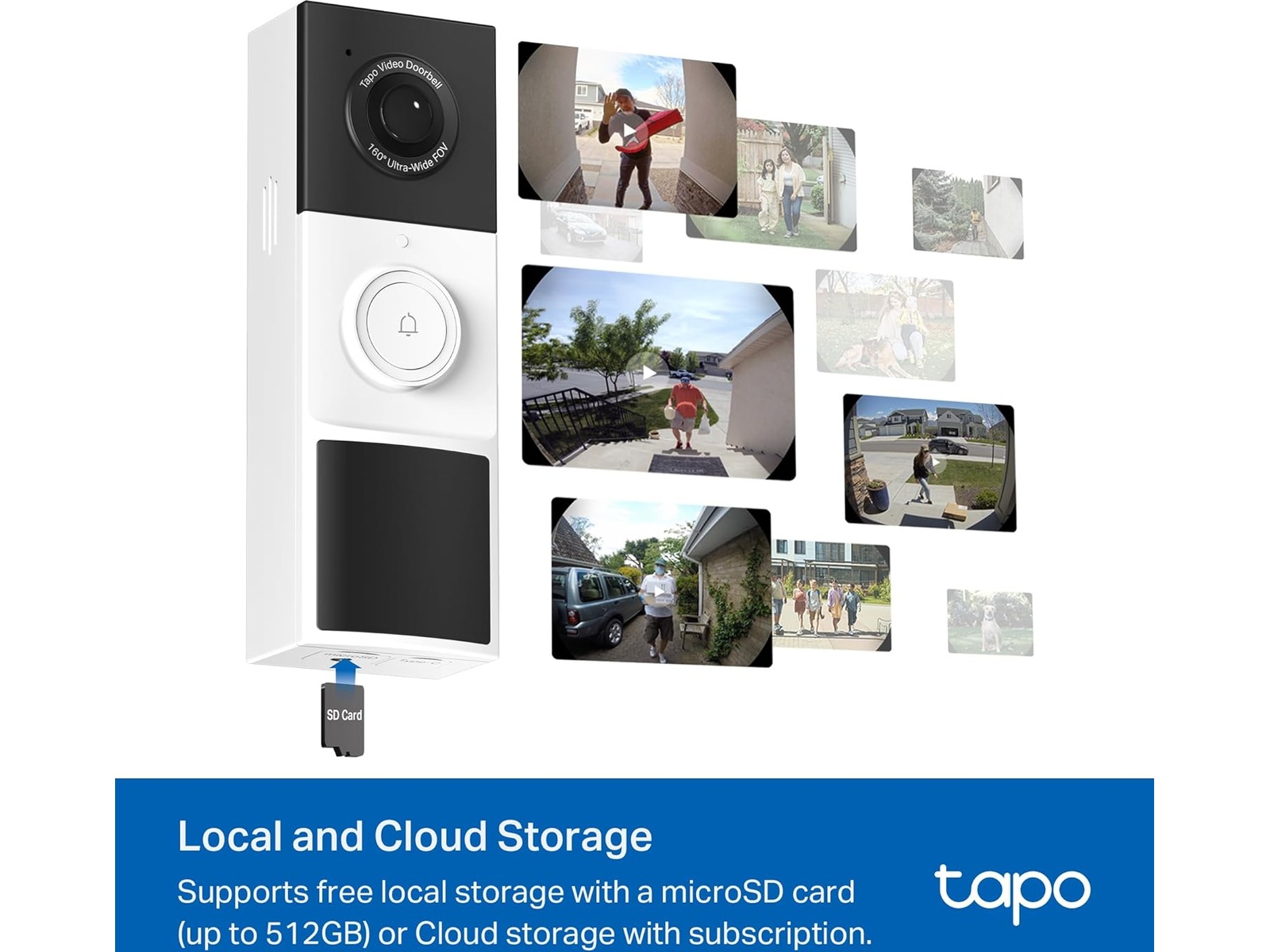 TP-Link Tapo D210 dörrklockakamera Ringklockor