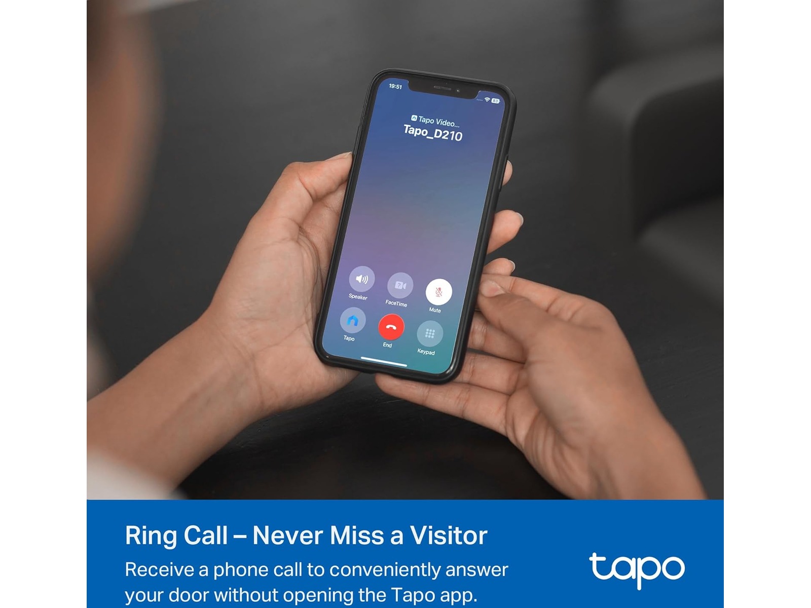 TP-Link Tapo D210 dörrklockakamera Ringklockor