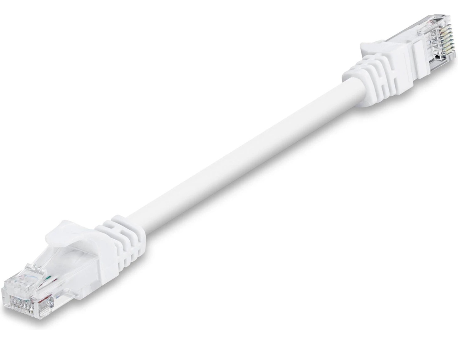 Nätverkskabel CAT6 15cm (vit) Nätverkskablar