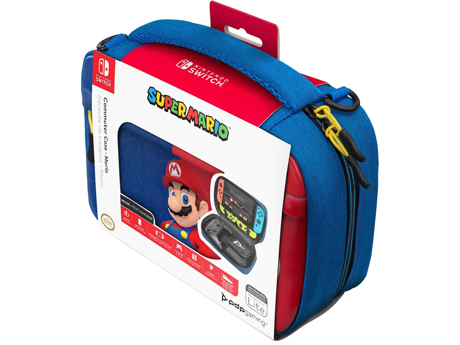 PDP reseväska Mario Switch Tillbehör till spelkonsoler