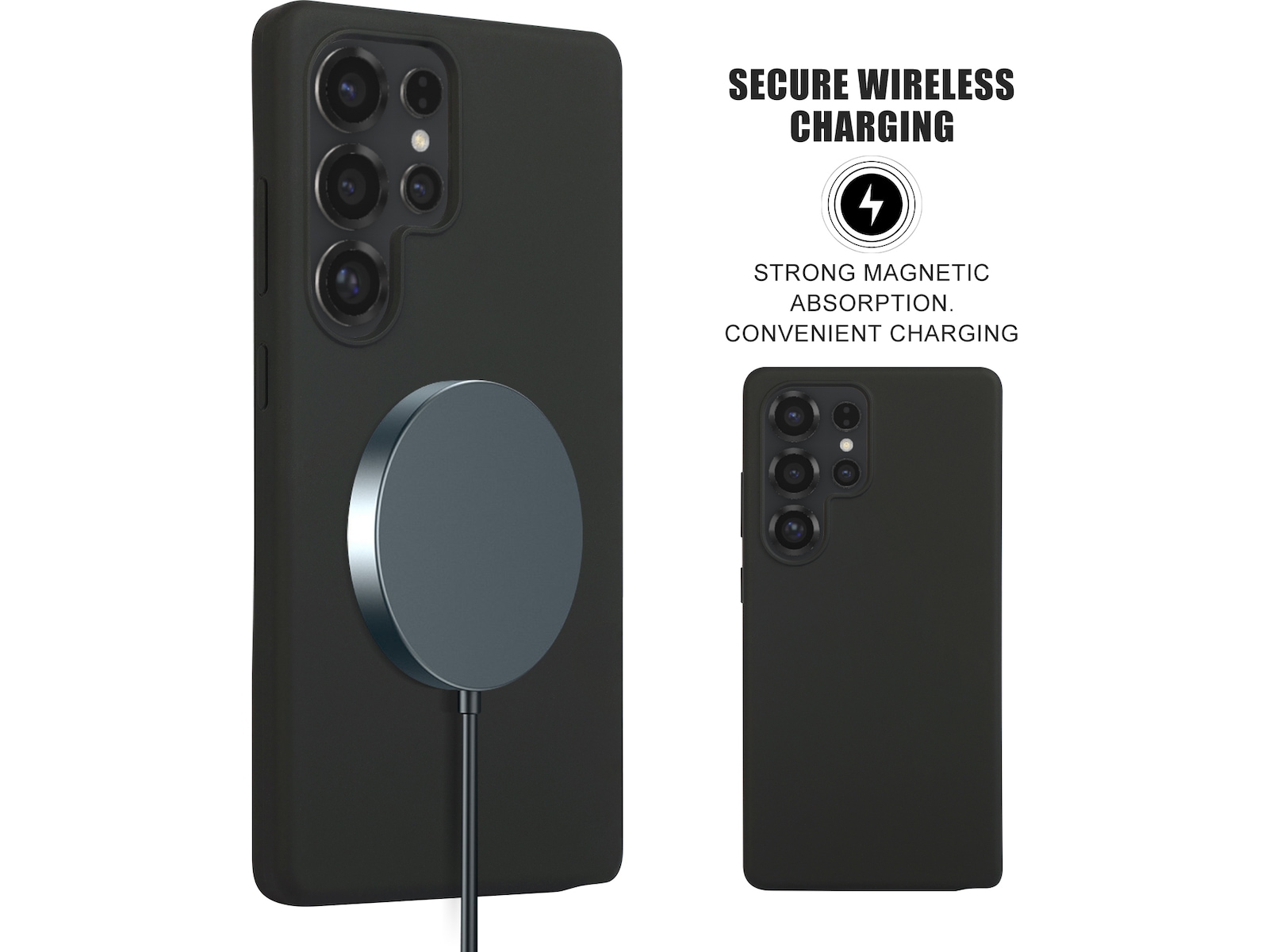 iiglo Galaxy S25 Ultra skal (svart) Mobilskal