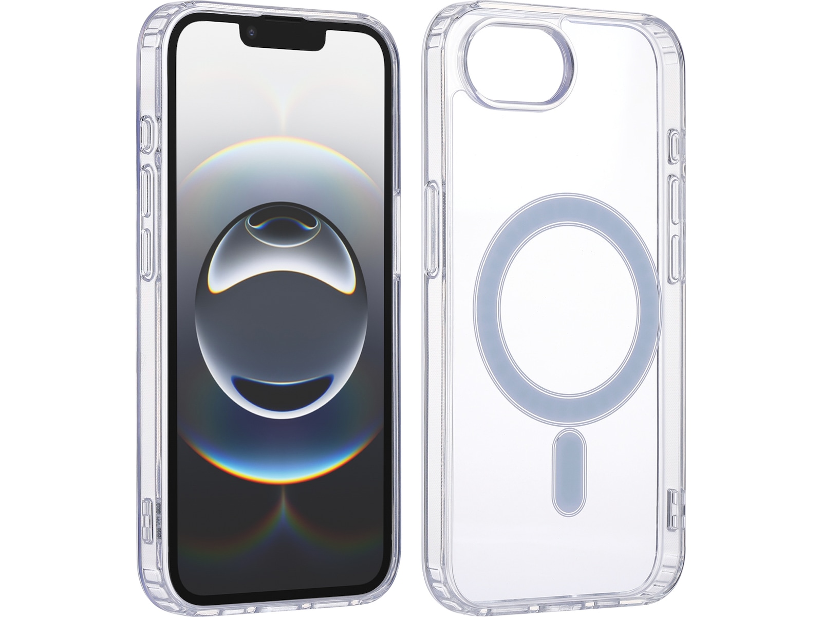 iiglo iPhone 16e Magnetic Clear Case (transparent) Mobilskal