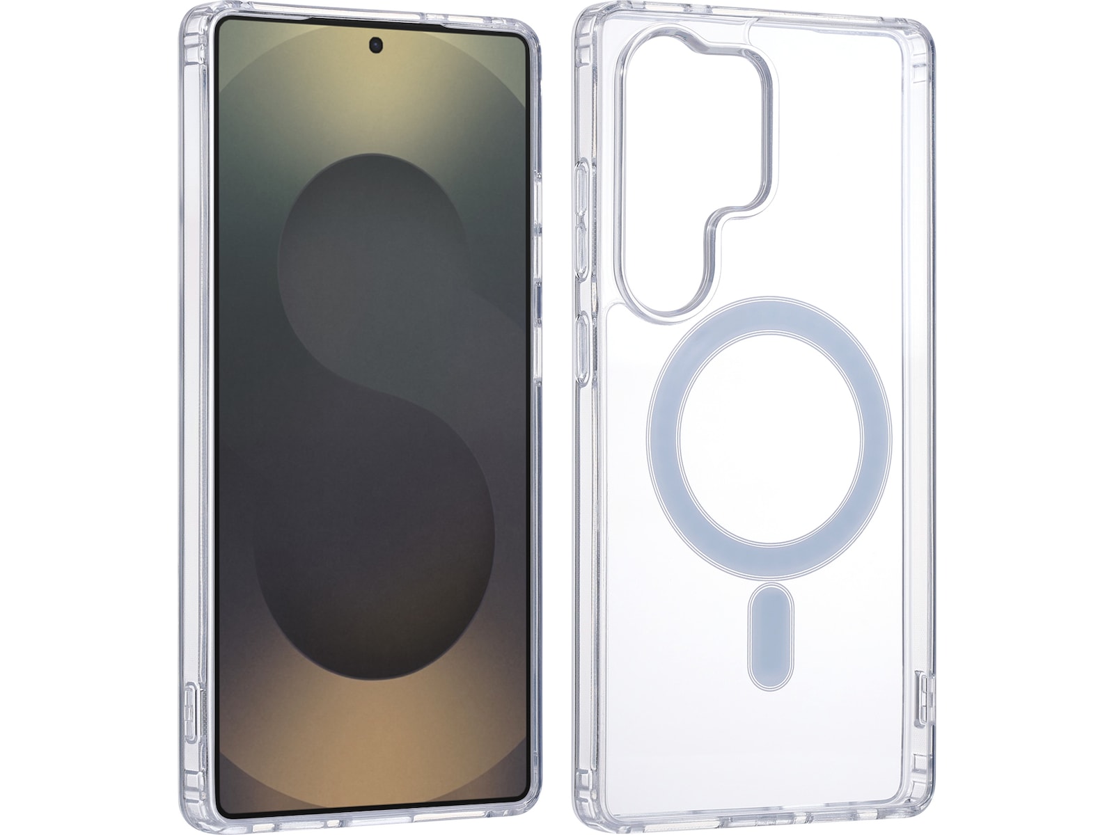 iiglo Galaxy S25 Ultra Magnetic Silikonskal (transparent) Mobilskal