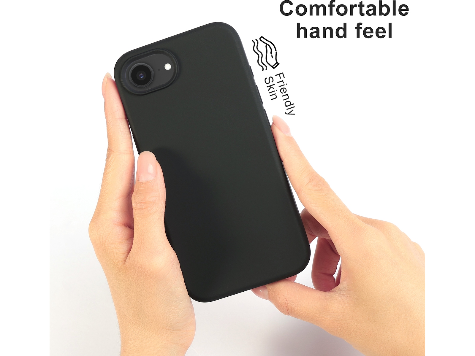 iiglo iPhone 16e Magnetic skal (svart) Mobilskal