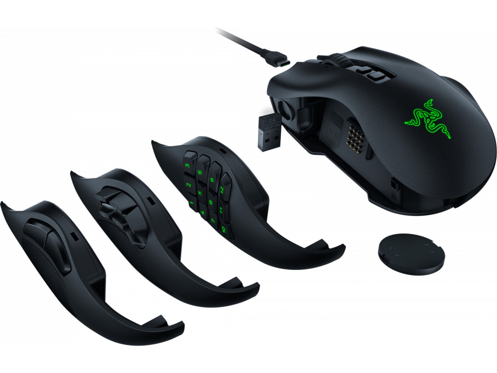 Razer Naga V2 Pro Gamingmus -B-Grade Demo mus