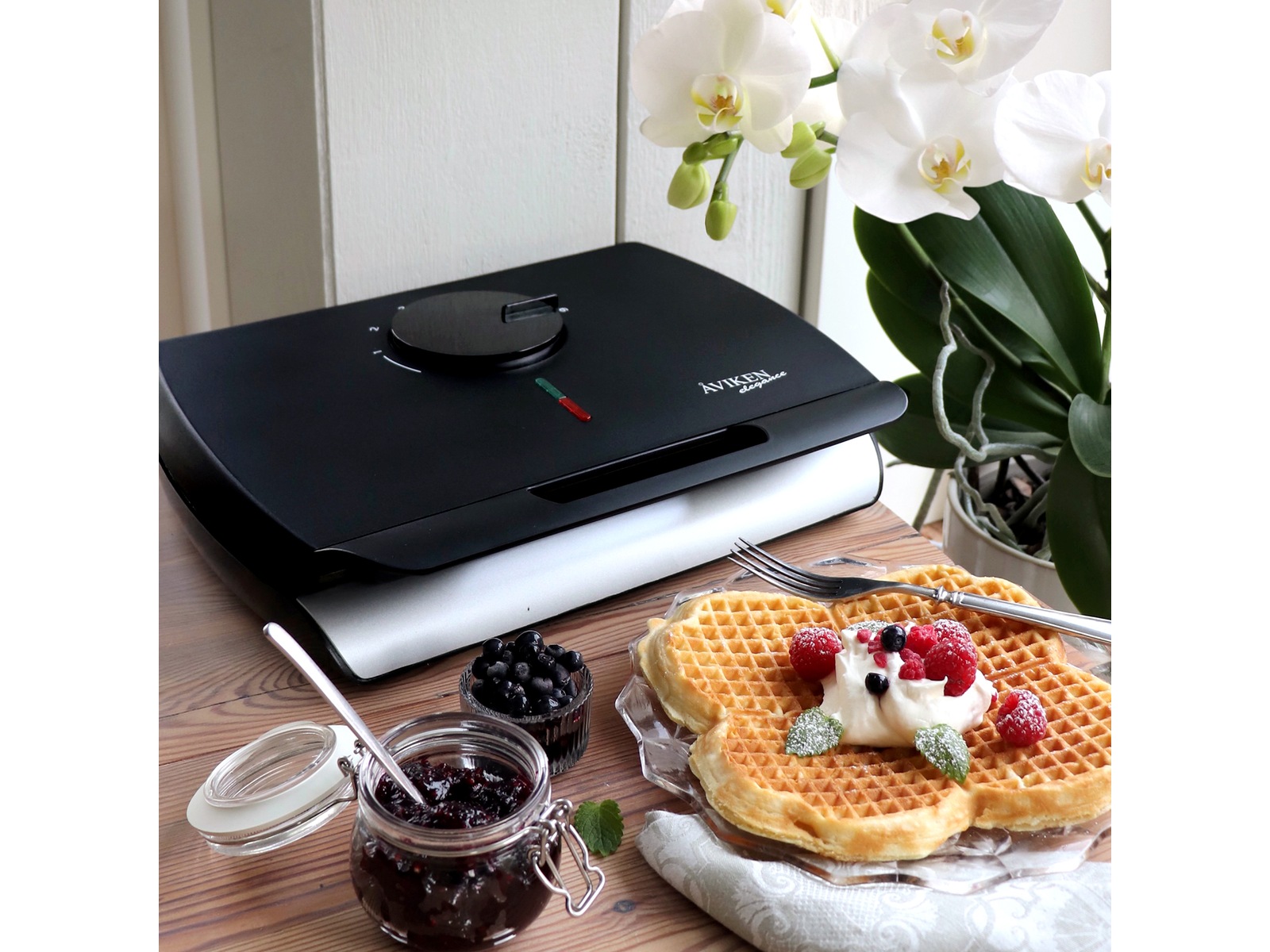 Åviken Elegance dubbelvåffeljärn Våffeljärn