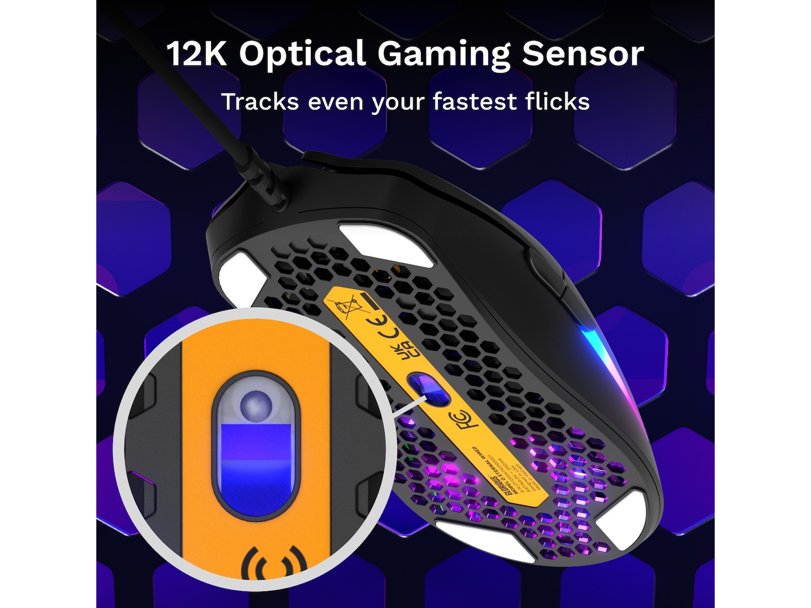 Glorious Model O Eternal gaming mus (svart) Gamingmus