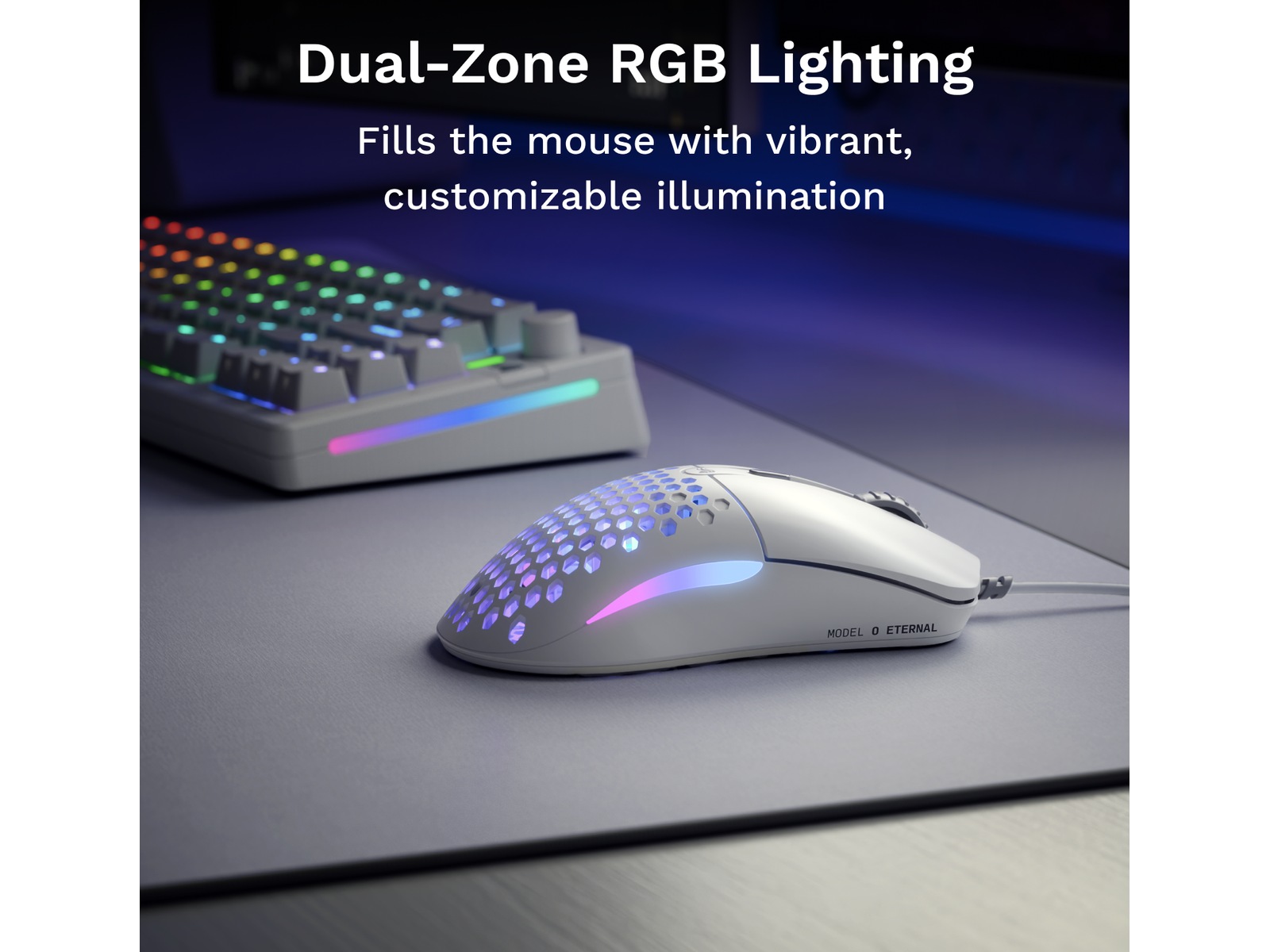 Glorious Model O Eternal gamingmus (vit) Gamingmus