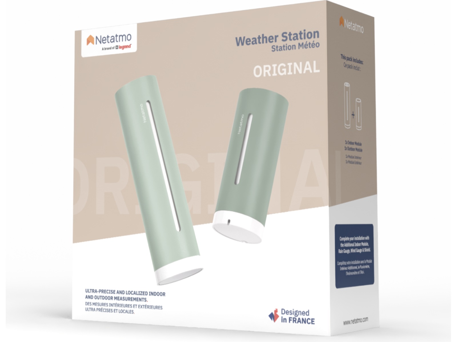 Netatmo Smart Väderstation Original 2:a gen (mint) Väderstationer