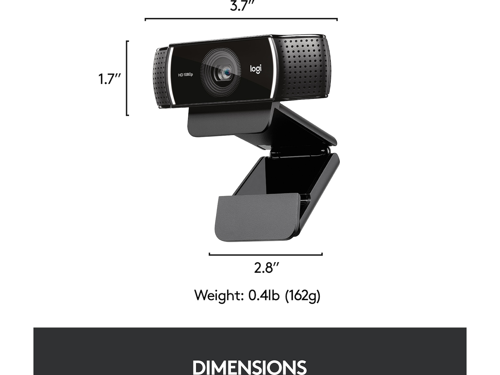 Logitech C922 30FPS 1080P professionell strömmande webbkamera Webbkamera