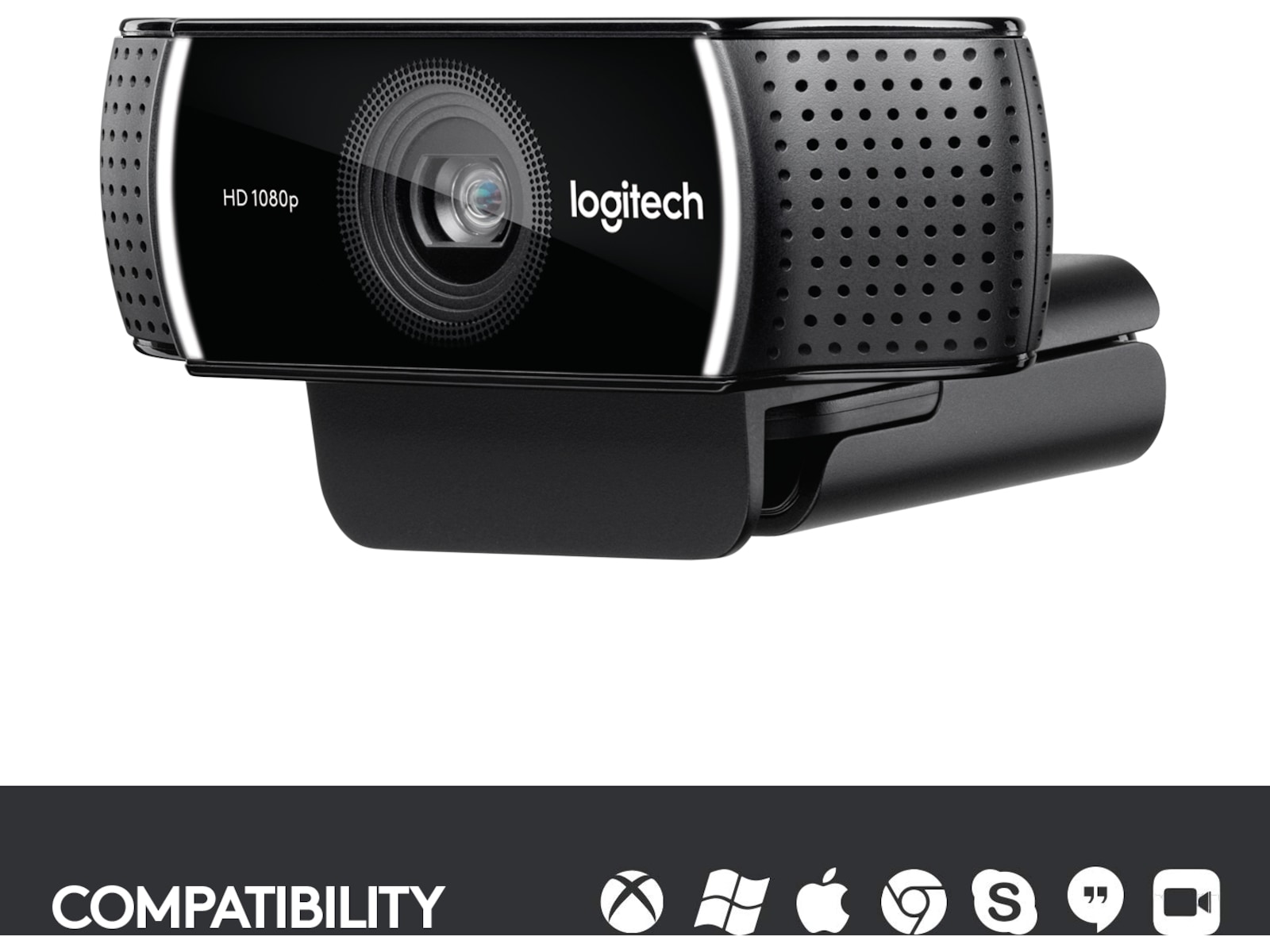 Logitech C922 30FPS 1080P professionell strömmande webbkamera Webbkamera