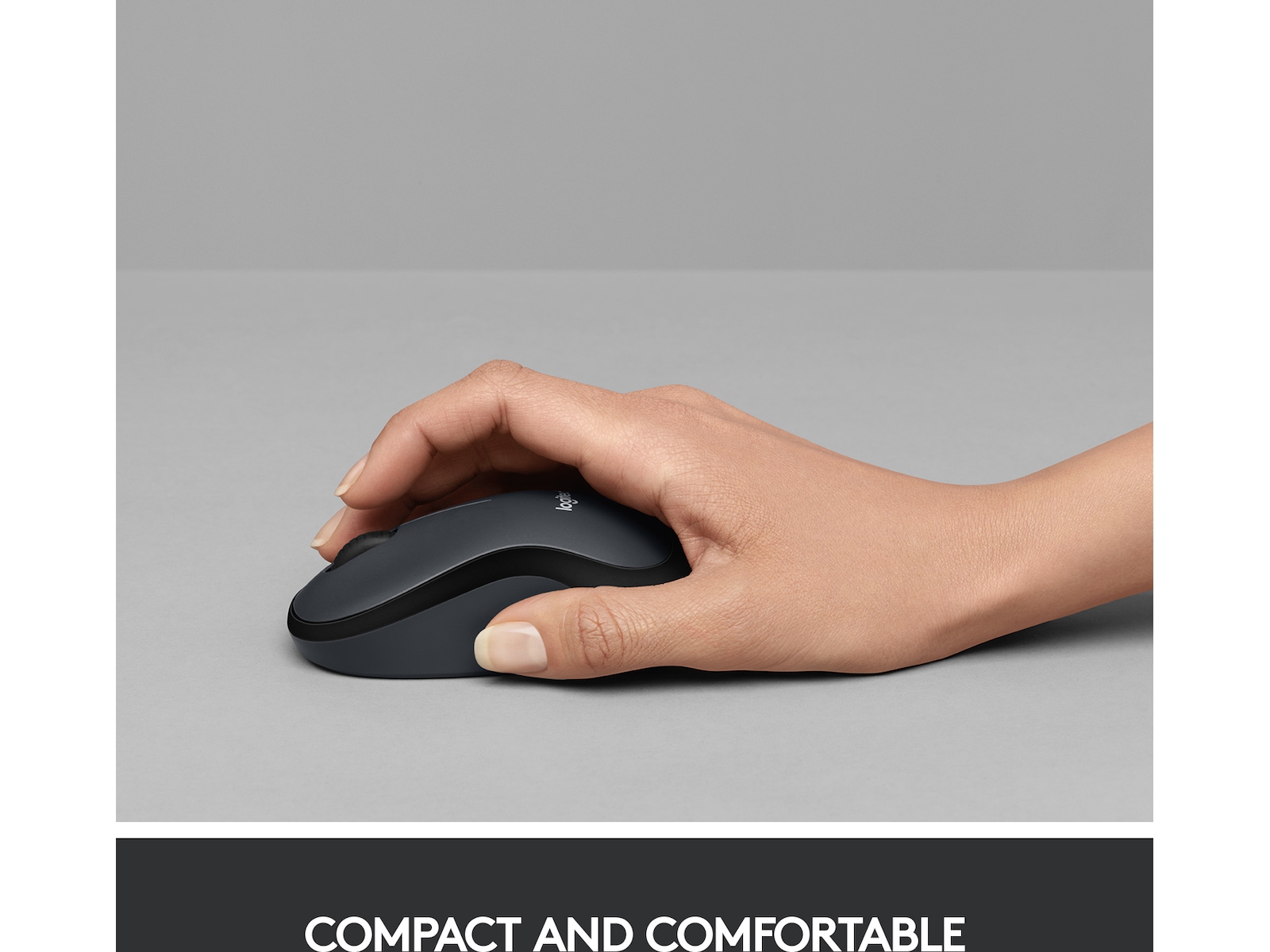 Logitech M220 Silent trådlös PC -mus, svart Mus