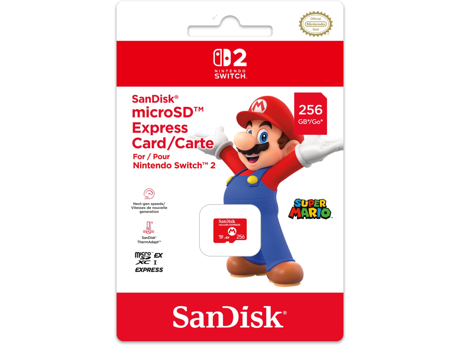 SanDisk microSD Express 256GB Tillbehör till spelkonsoler