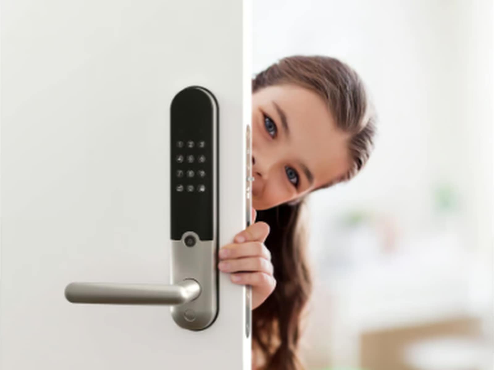 Yale Doorman L3S Flex Smart lås (borstat svart) -B-Grade Demo hem & hushåll