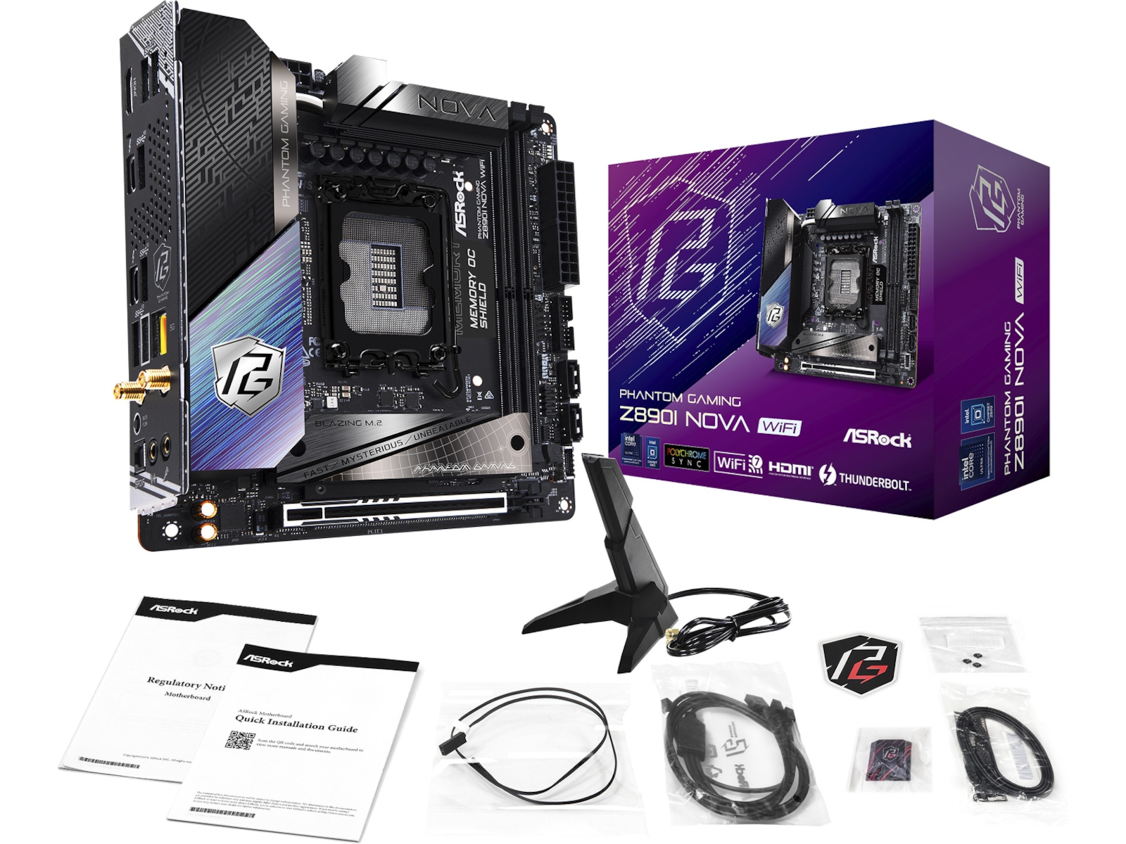 ASRock Z890I NOVA WIFI Moderkort Intel Socket