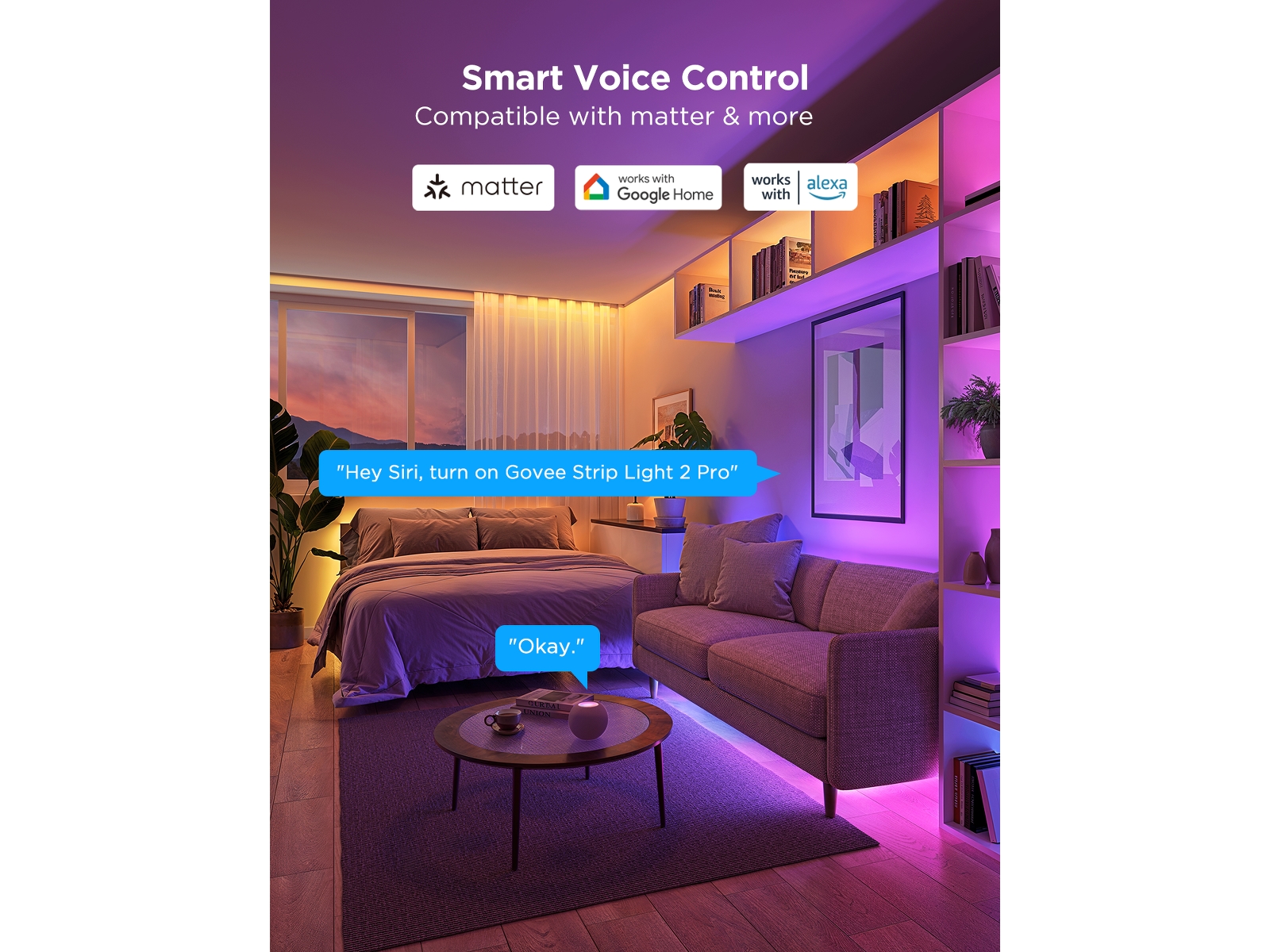 Govee Strip Light 2 Pro 1M Extension Led strips & underhållning